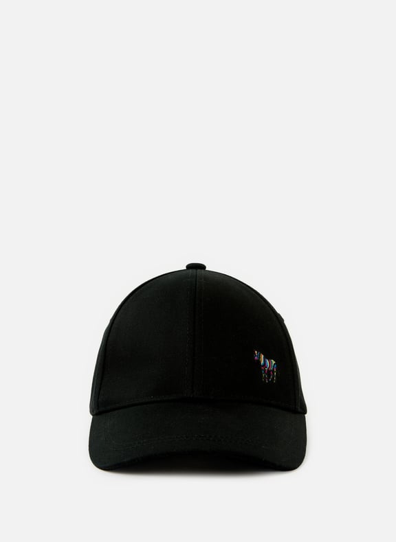 Casquette en coton à motif Zebra Noir by PAUL SMITH PAUL SMITH Casquette en coton à motif Zebra Noir