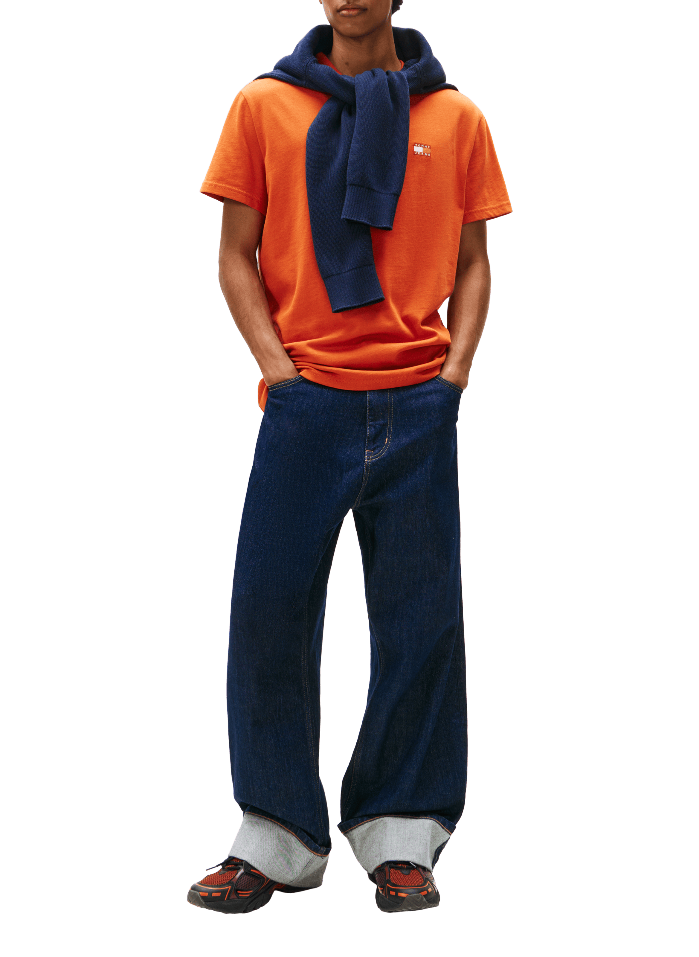 Classic Cotton T-Shirt TOMMY HILFIGER Orange