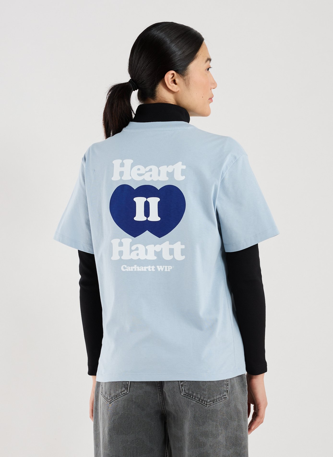 T-shirt S/S Heart II CARHARTT WIP Bleu