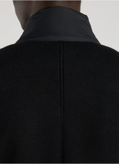 Two-material high neck jacket GERTRUDE ET GASTON Two-material high neck jacket GERTRUDE ET GASTON