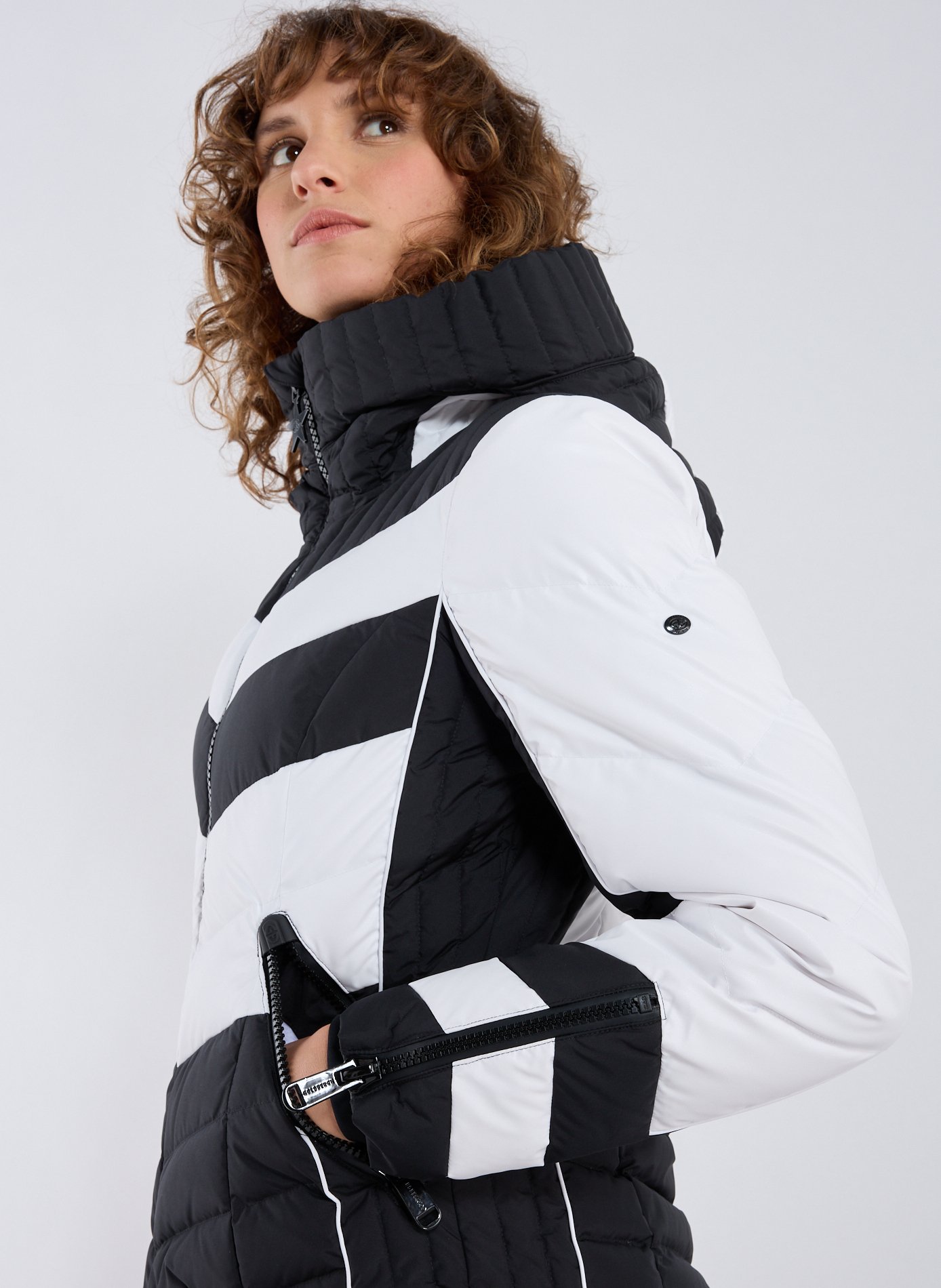 Veste matelassée à col montant GOLDBERGH Noir