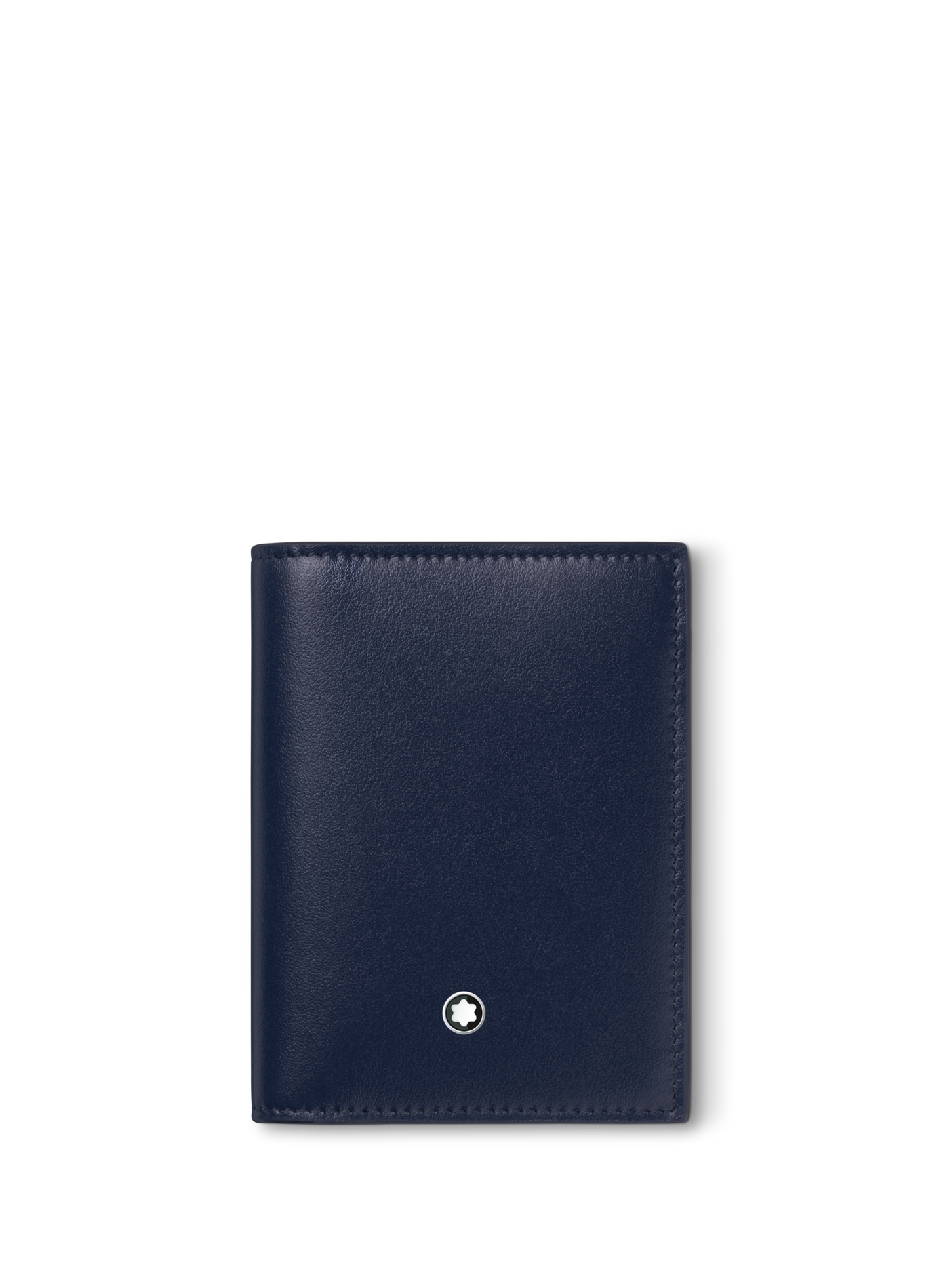  Leather card holder MONTBLANC Blue