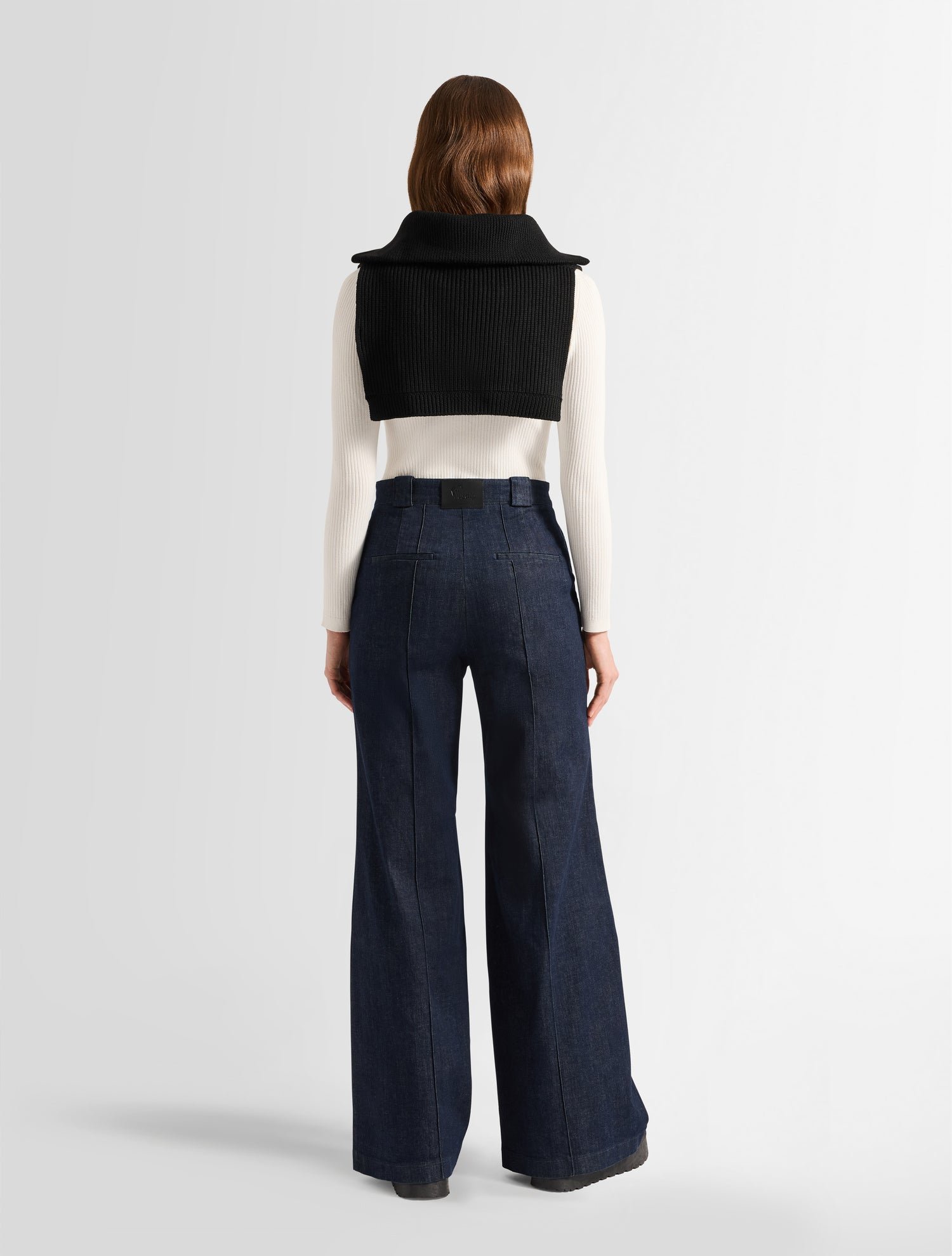 Tour de cou knit bib coupe regular FUSALP Noir