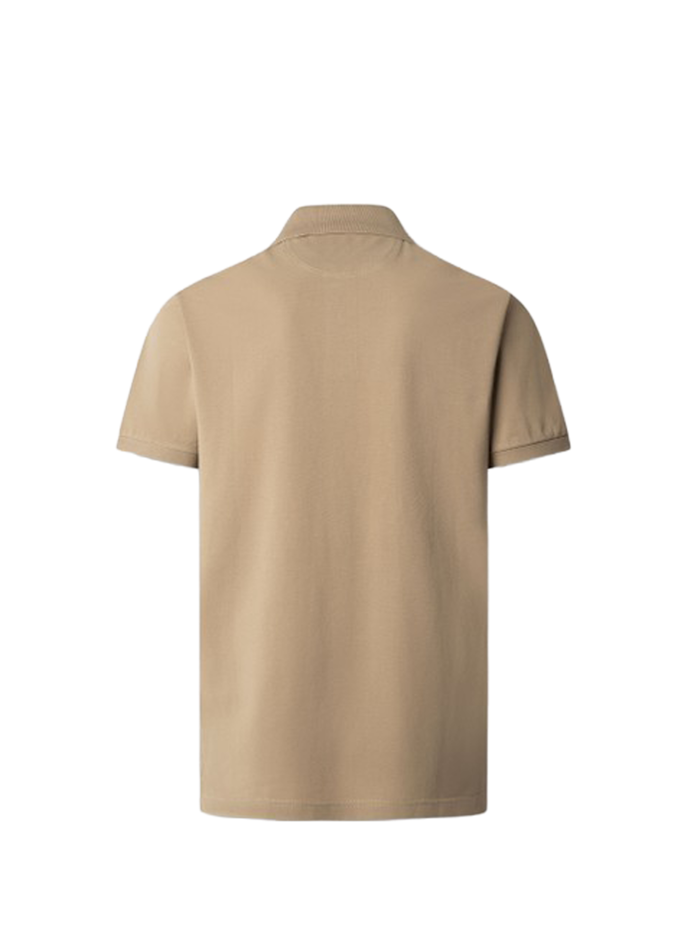 Polo à manches courtes en coton HACKETT Beige