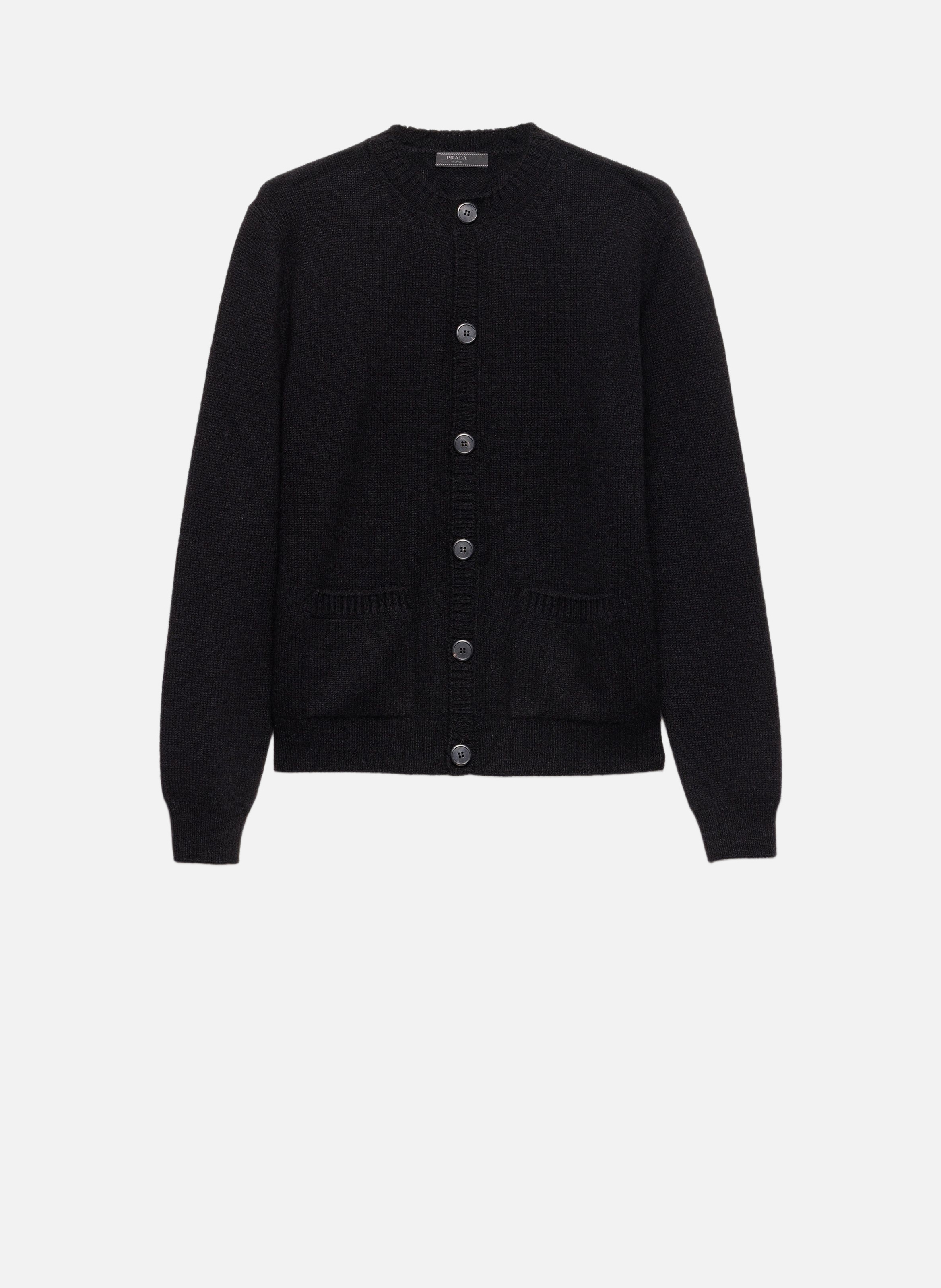 Cardigan en cachemire PRADA Noir