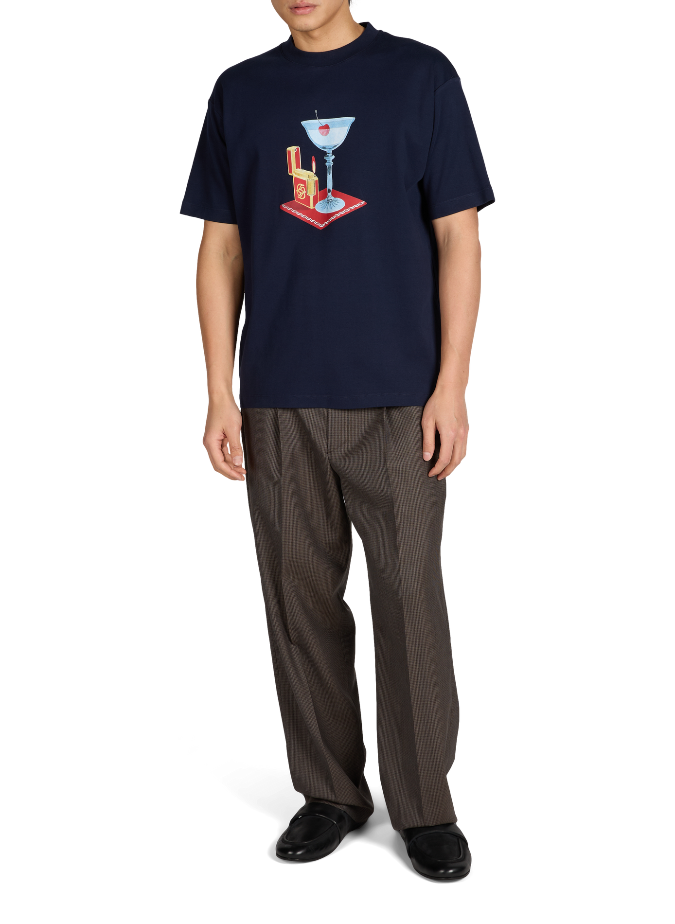 Check wool Trousers ANNARR Brown