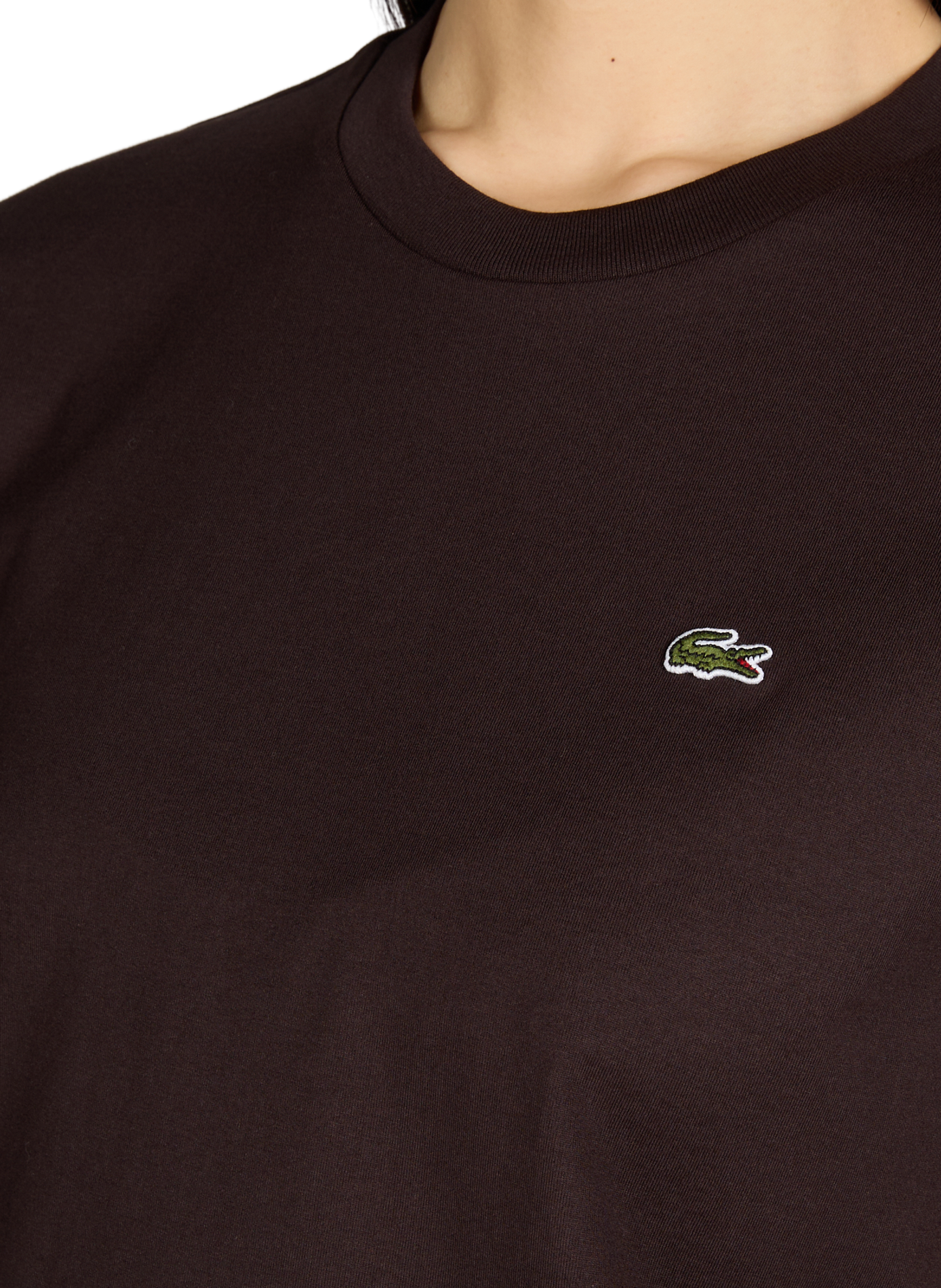 T-shirt en coton LACOSTE Marron