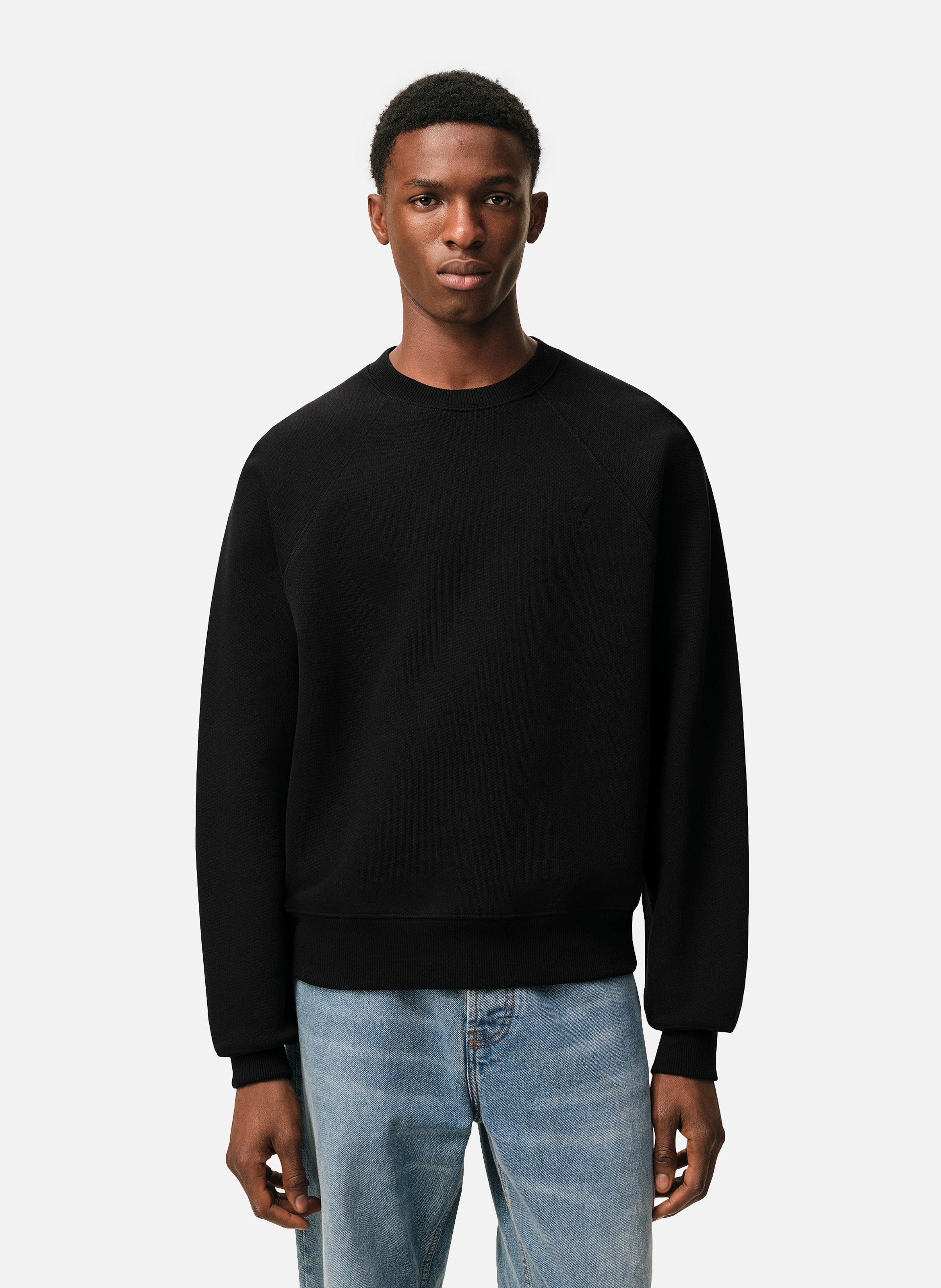 Sweatshirt Ami De Coeur En Coton unisexe AMI PARIS Noir