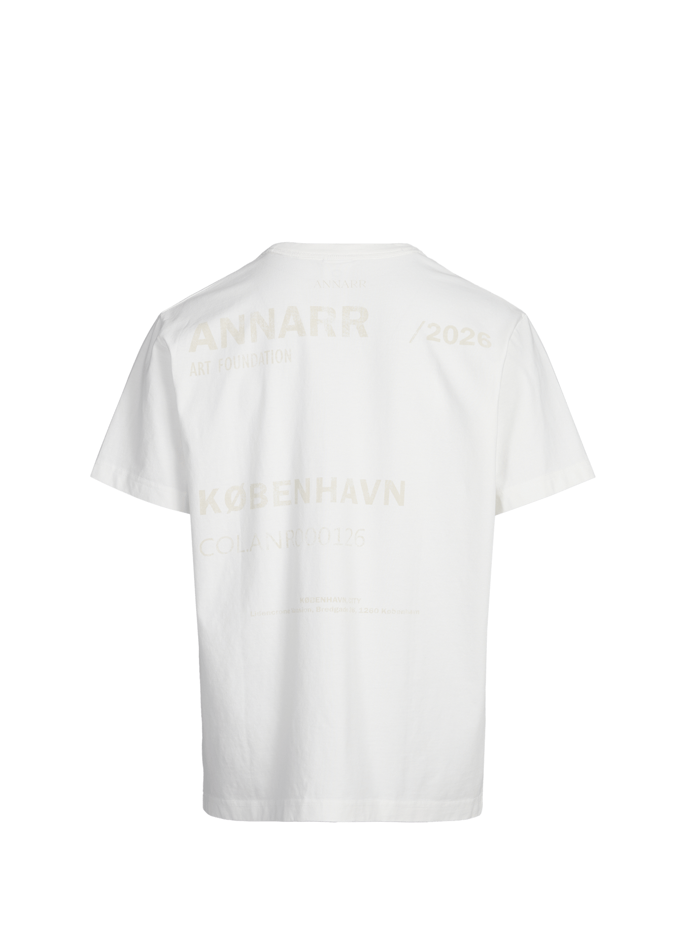 T-shirt imprimé col rond en coton ANNARR Beige