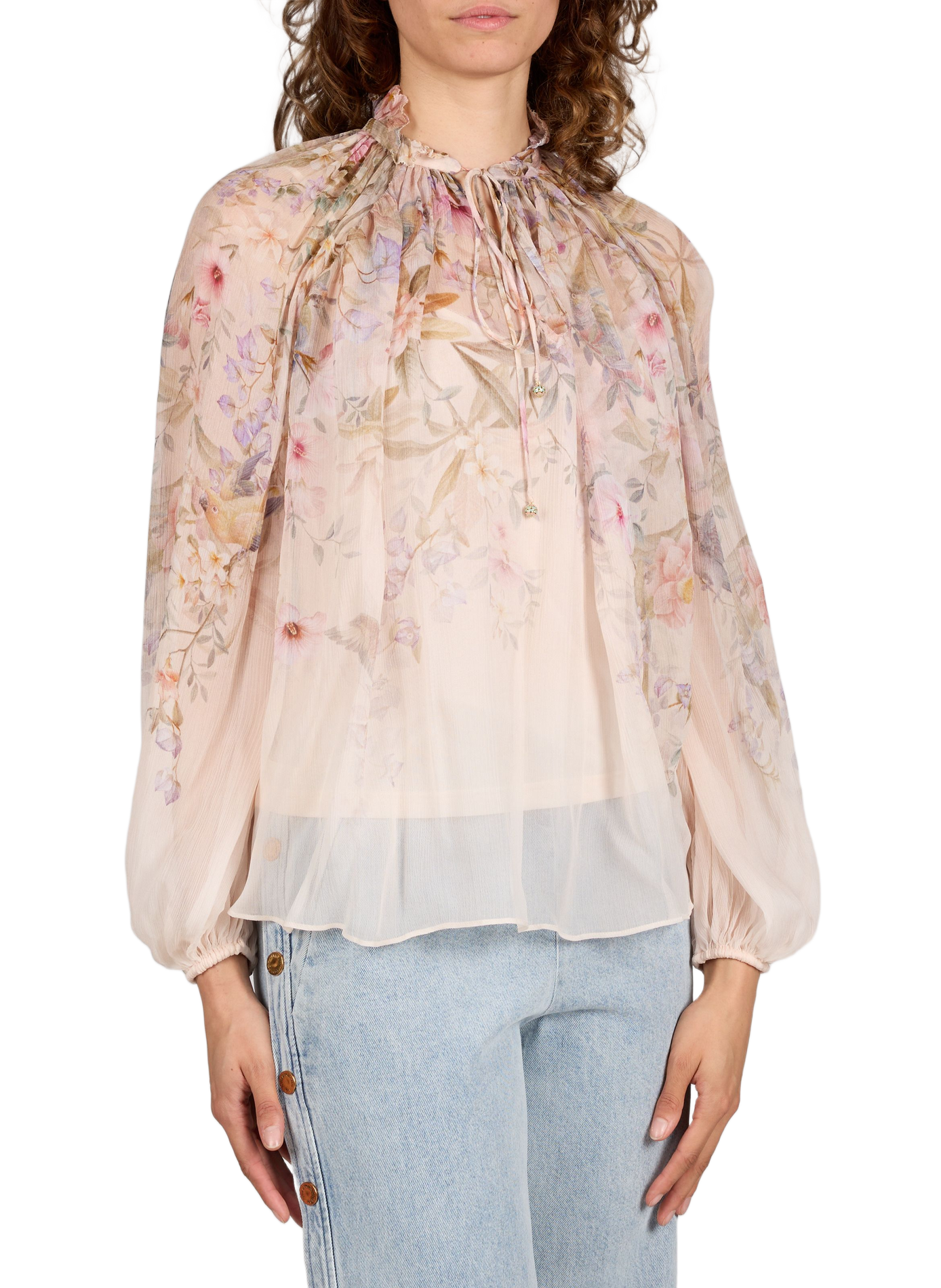 Blouse à motifs floraux ZIMMERMANN Multicolore