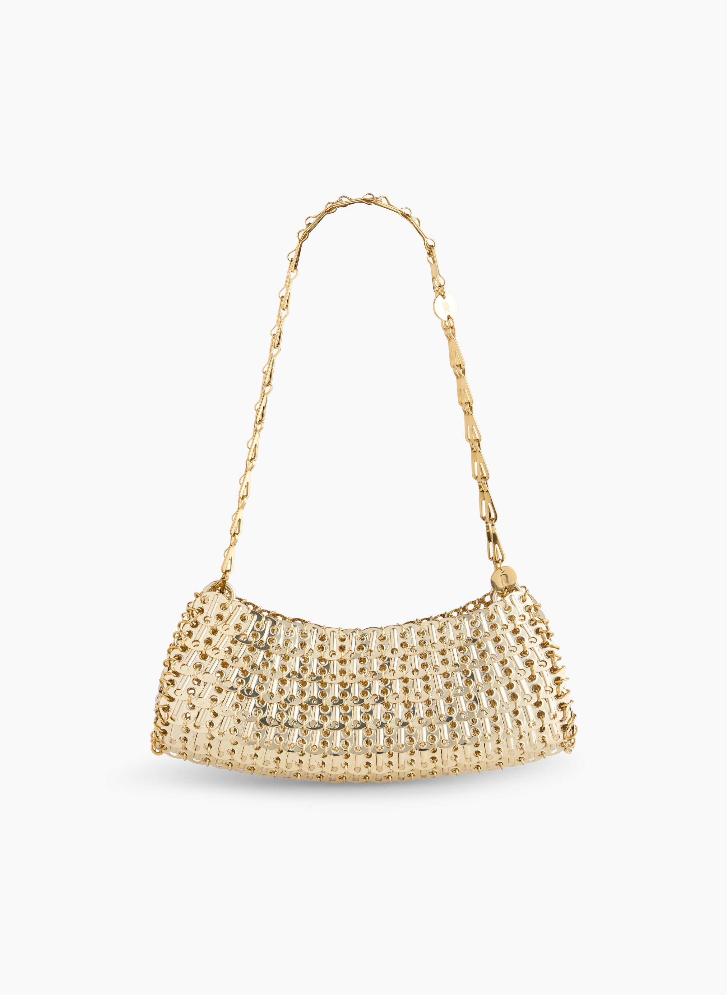 1969 clutch en métal RABANNE Doré