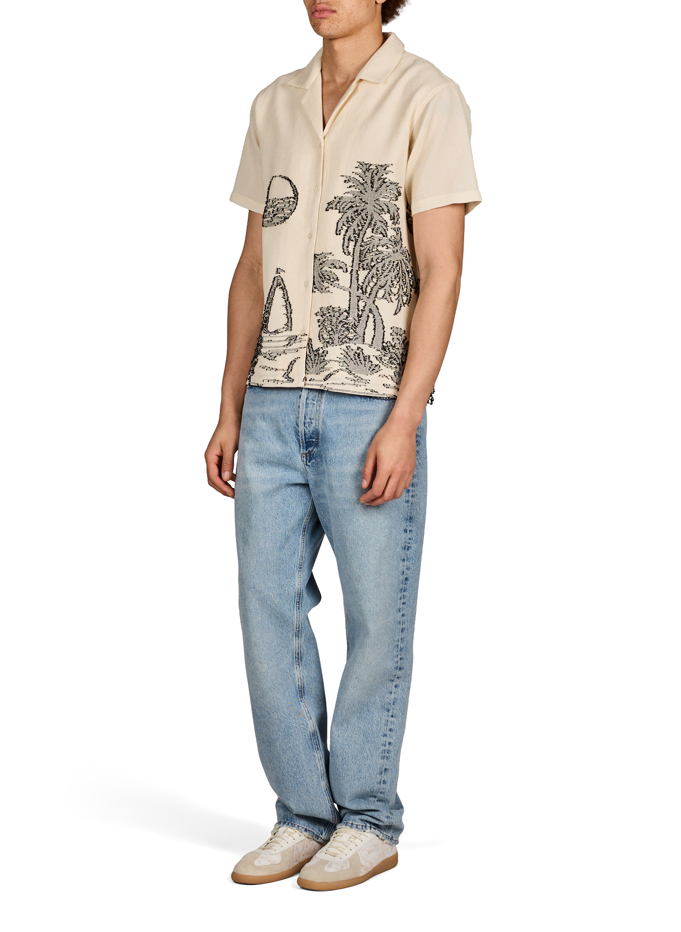 Chemise Morney Evasion en coton  MAISON LABICHE Blanc