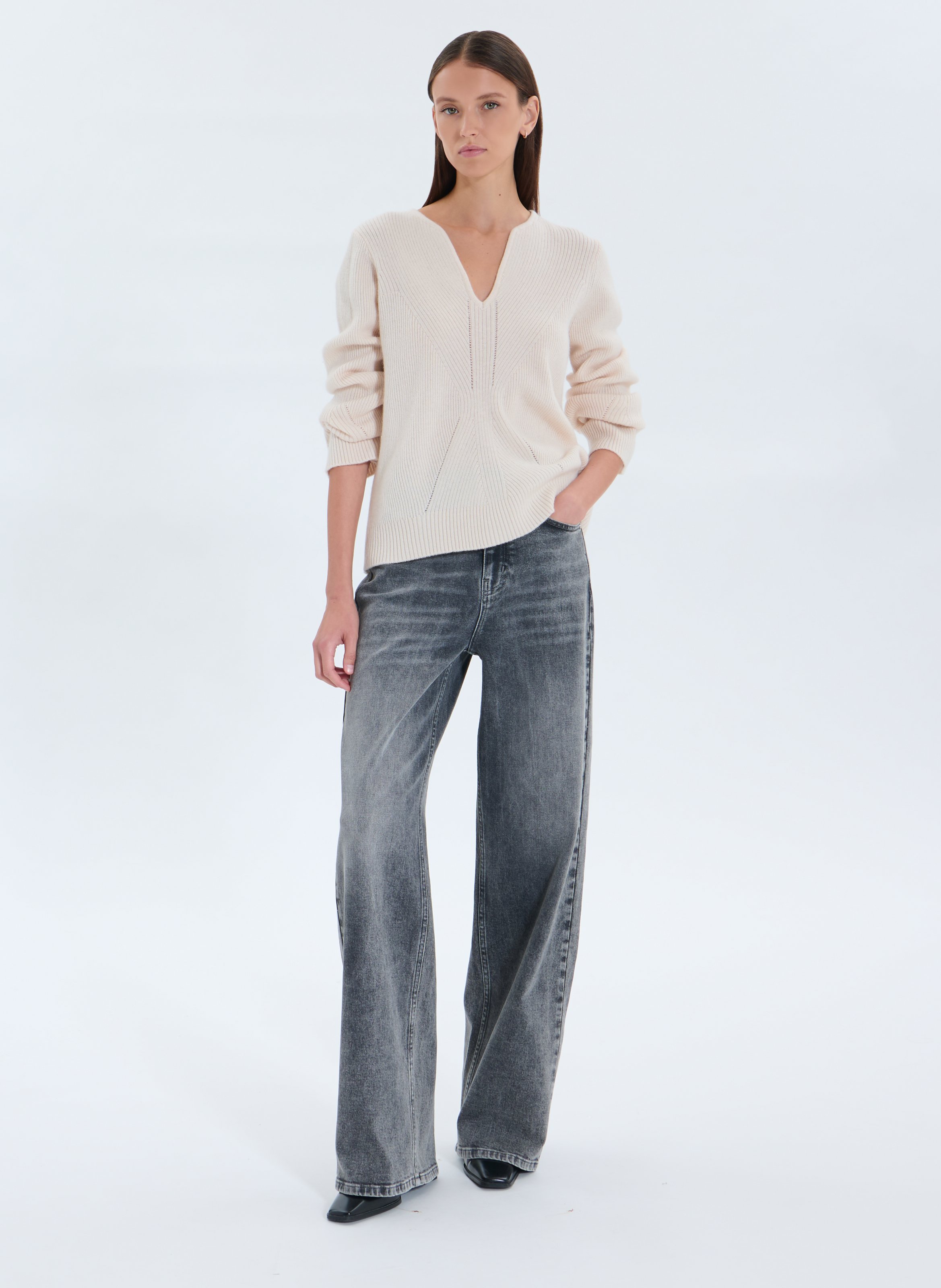 Pull  piero ZAPA Blanc