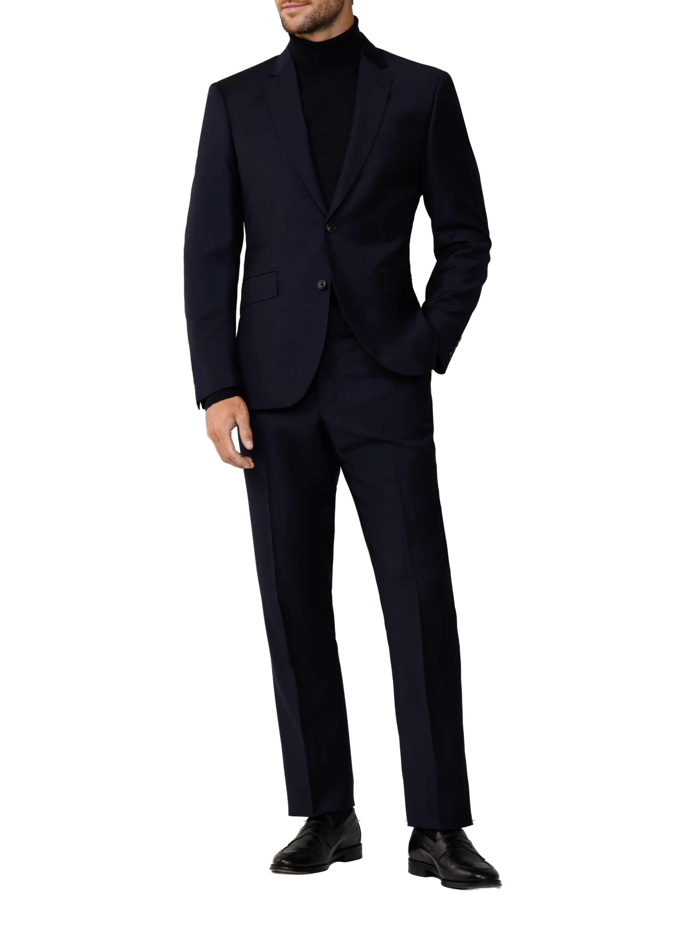 Houndstooth wool jacket HACKETT Blue