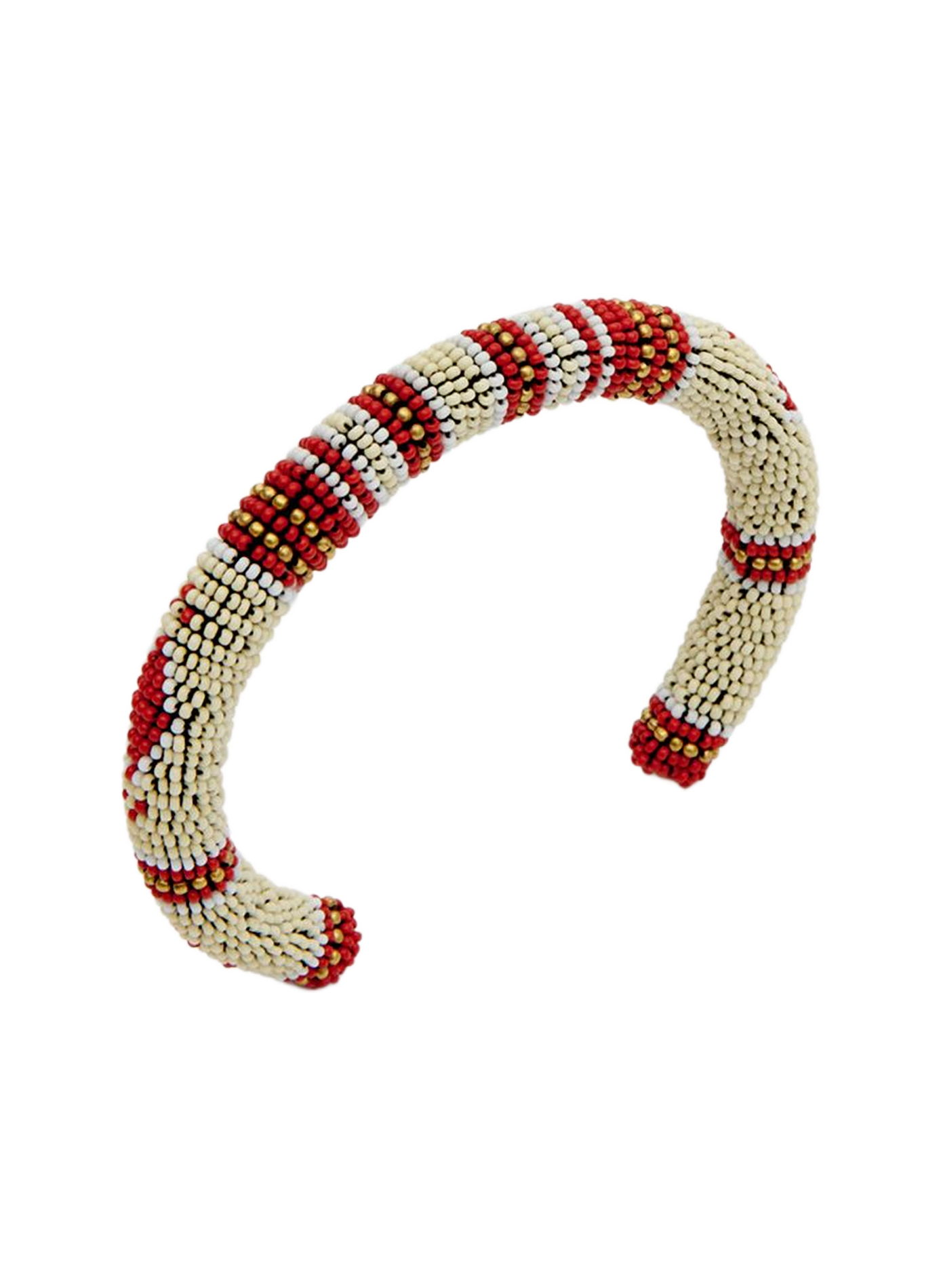 Armband Nina aus graphischen Glasperlen ISABEL MARANT Weiss