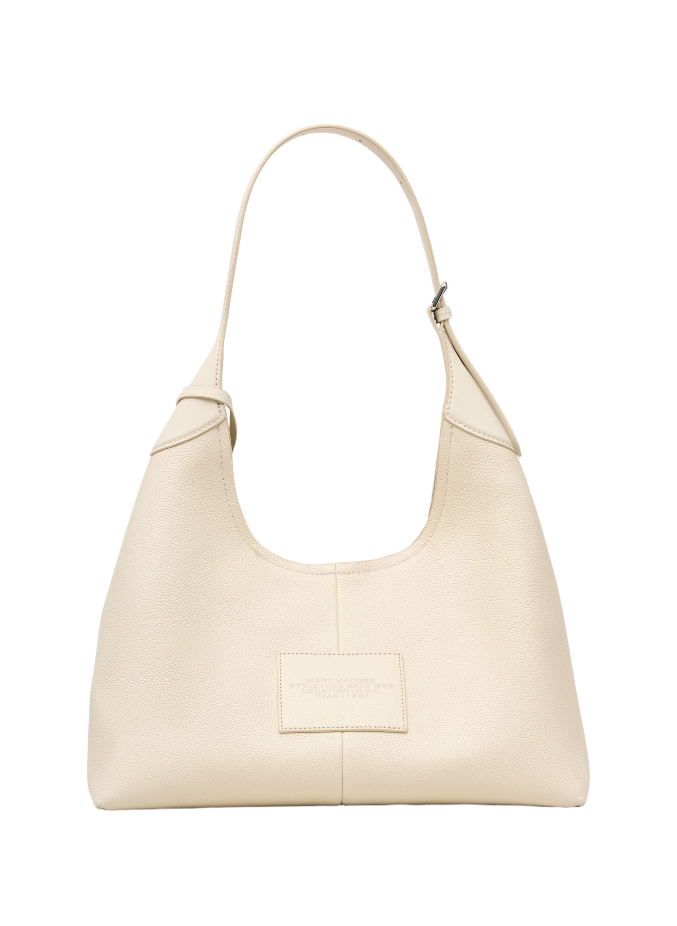 The Belted Sack Leather Bag MARC JACOBS White