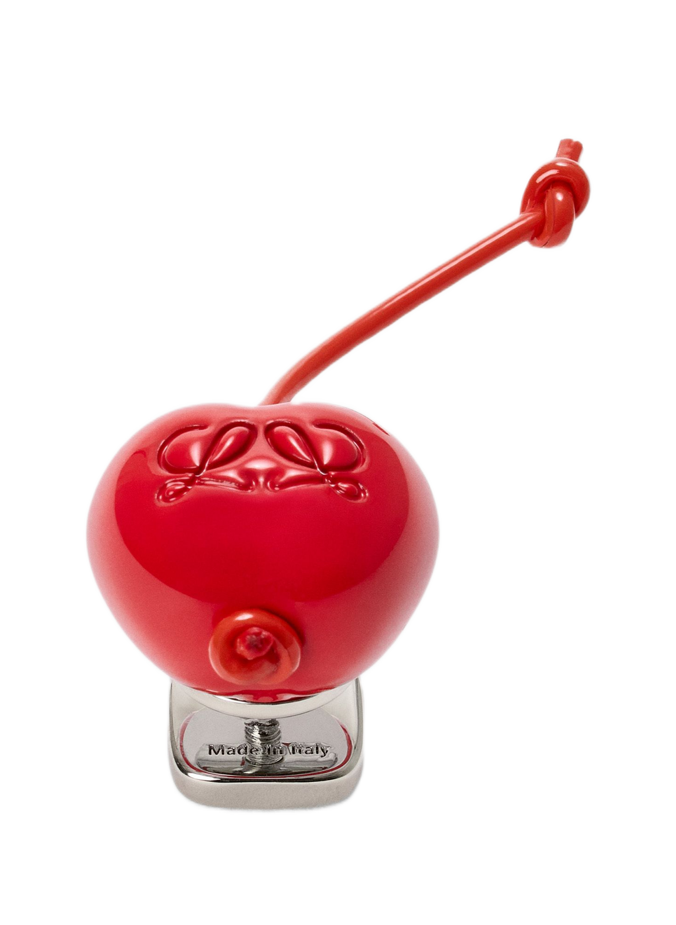 Cherry Brooch Anagram LOEWE Red
