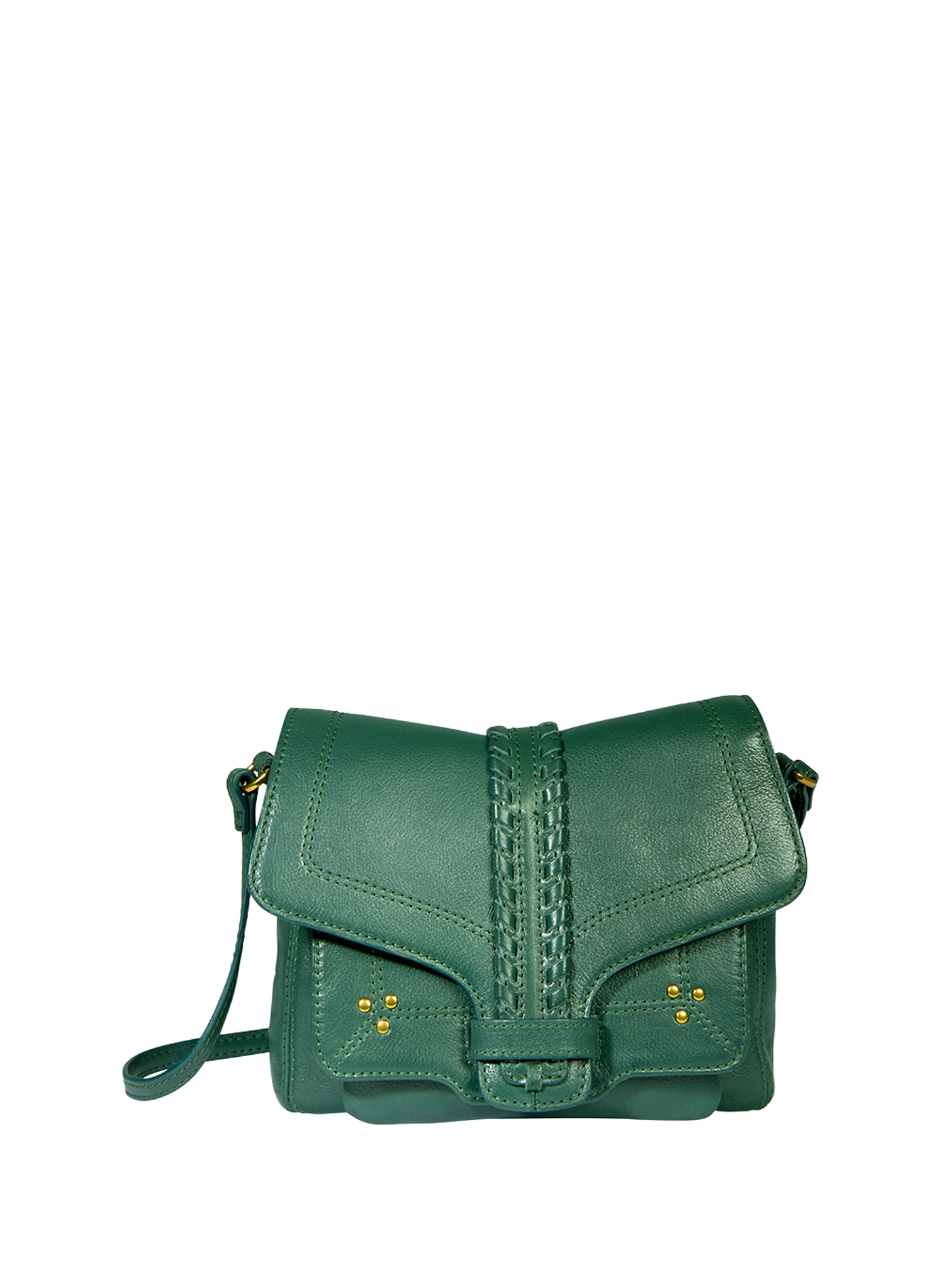 Sac épaule en cuir grainé JÉRÔME DREYFUSS Vert
