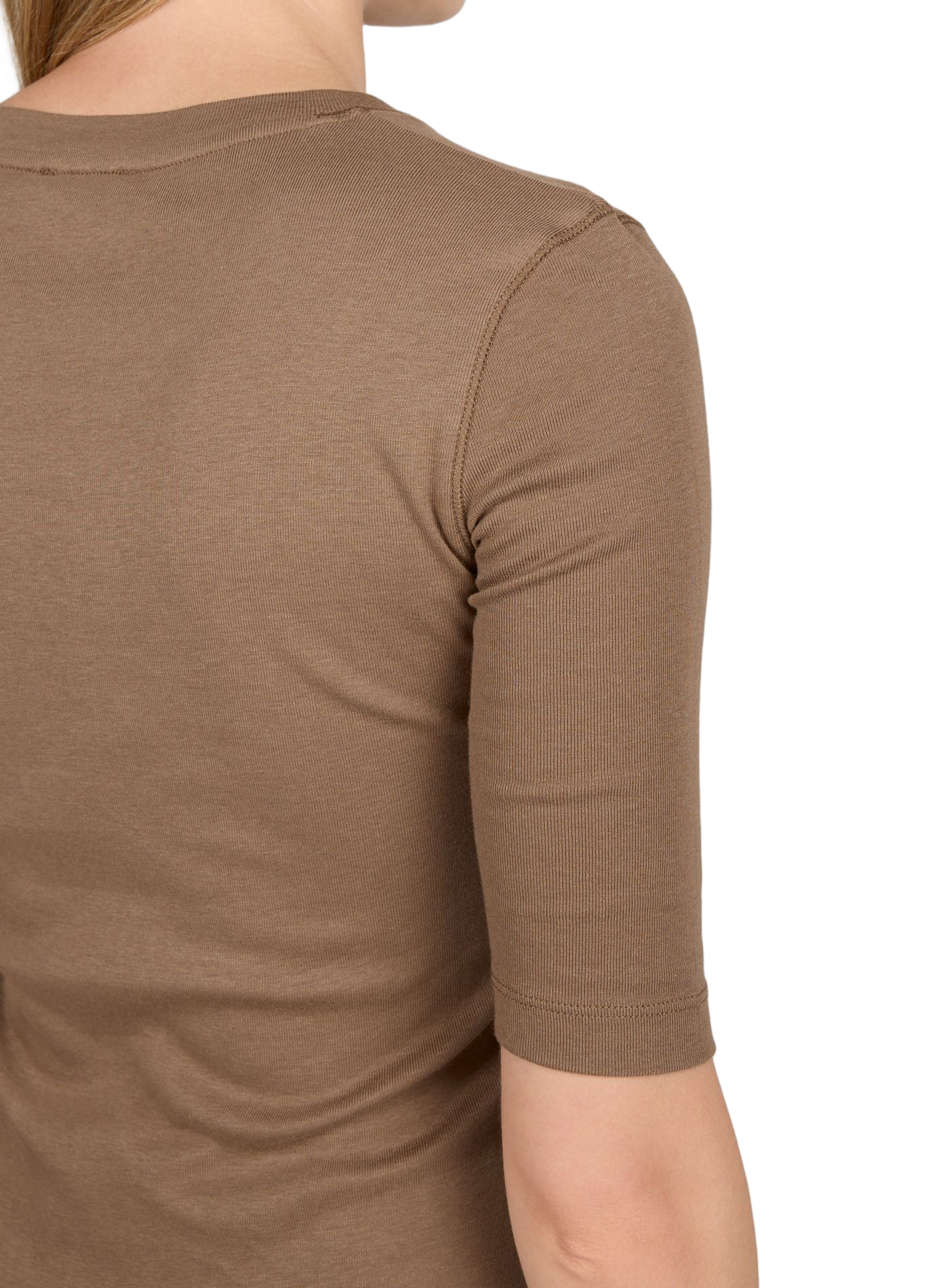 T-Shirt aus Baumwollmischung CLOSED Beige