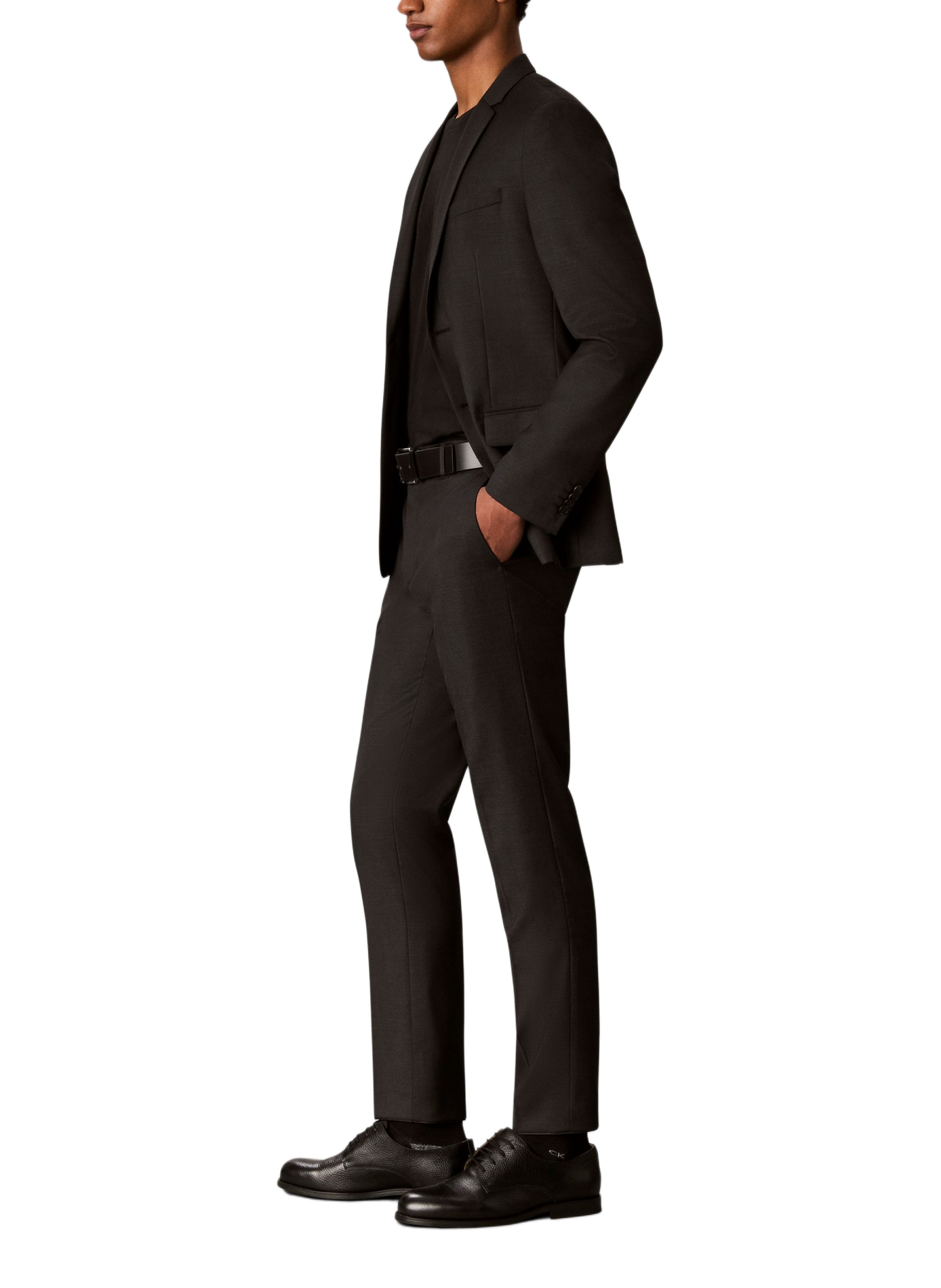 Gerader Wollblazer CALVIN KLEIN Grau