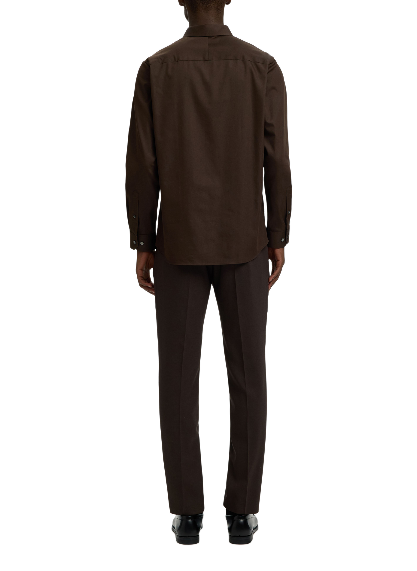 Slim-fit shirt in blended organic cotton SELECTED Bruin