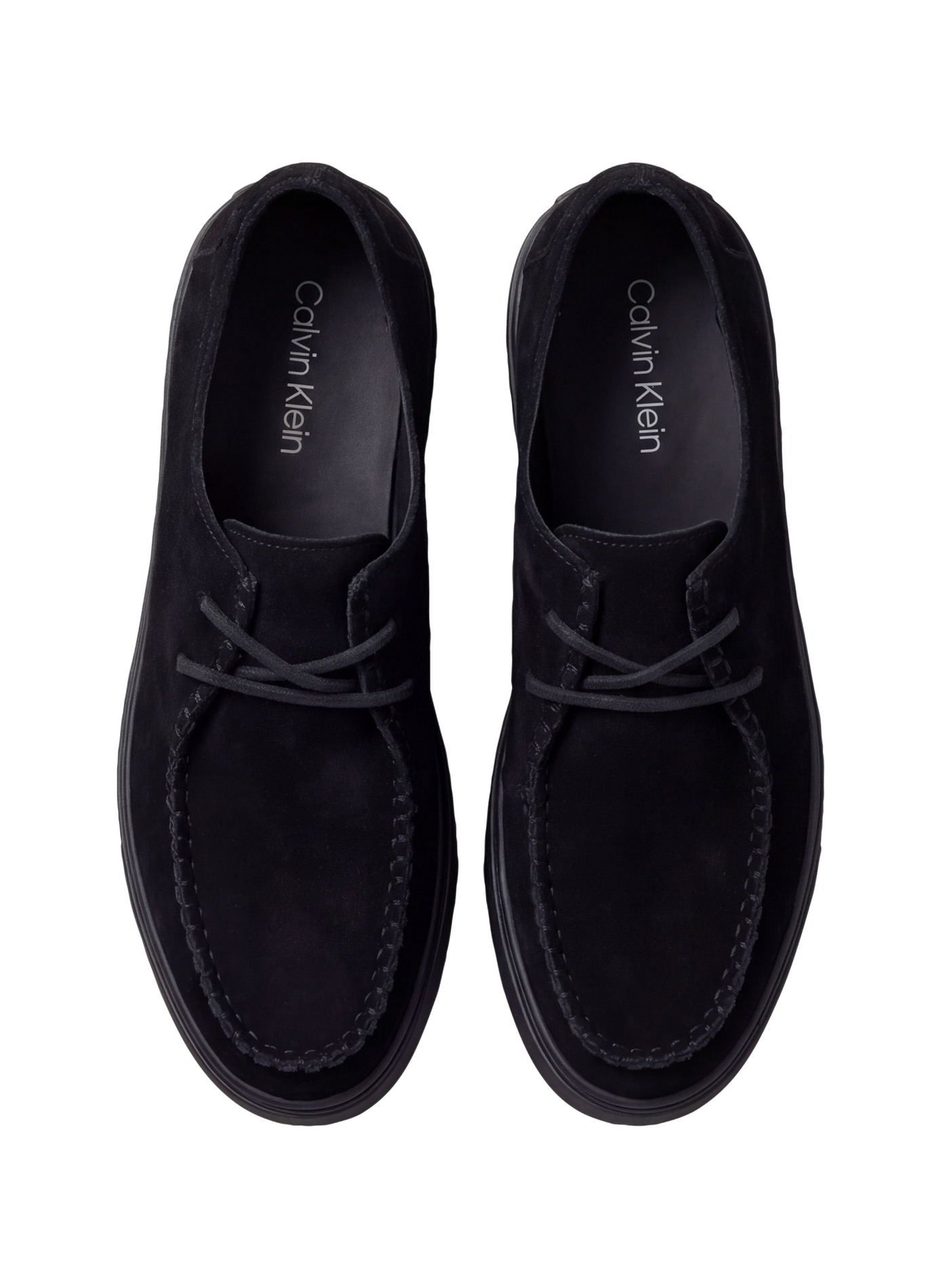 Chaussures à lacets en cuir  CALVIN KLEIN Noir