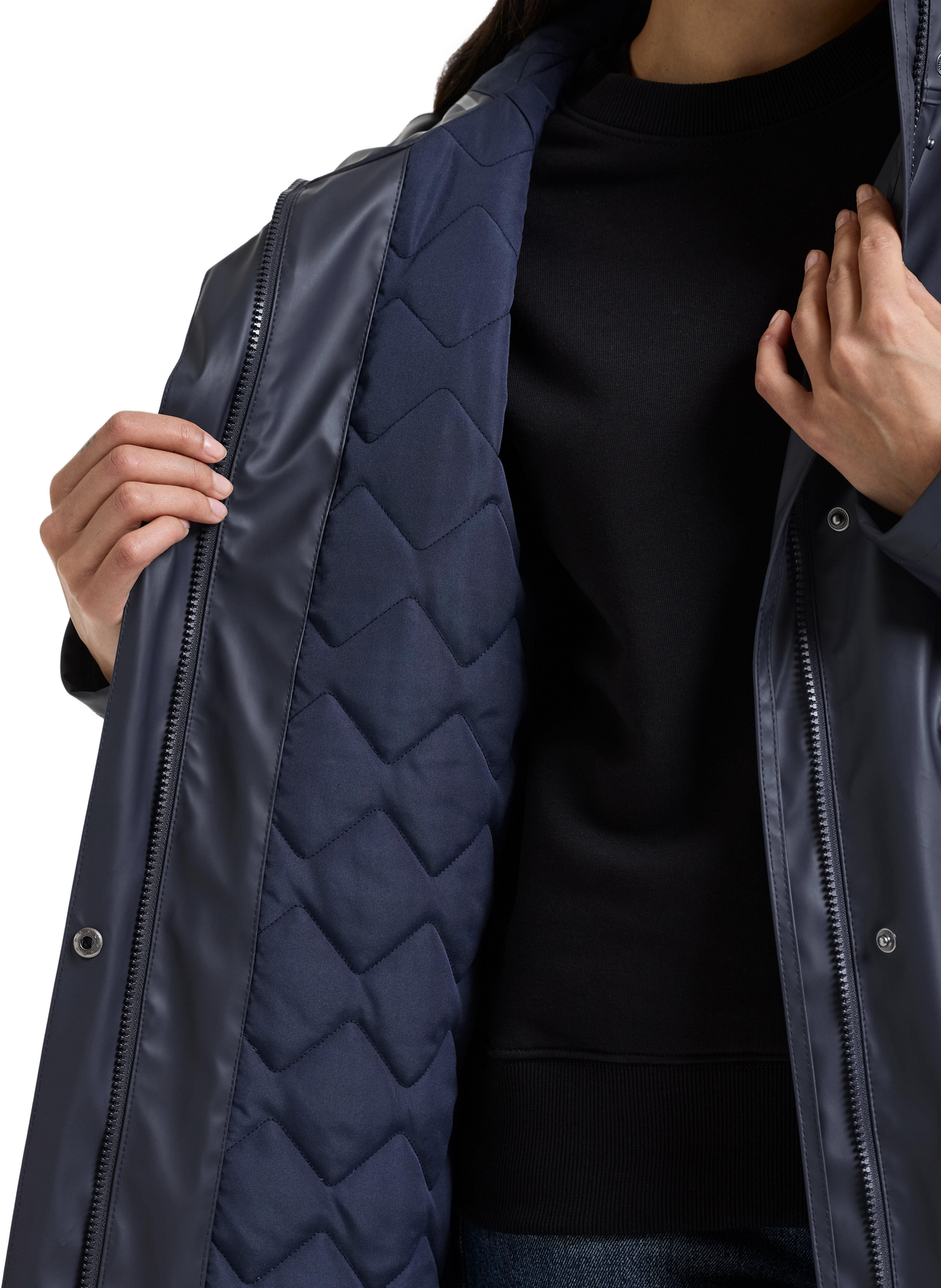 Leonie Hooded Galon® Parka DIDRIKSONS Blue
