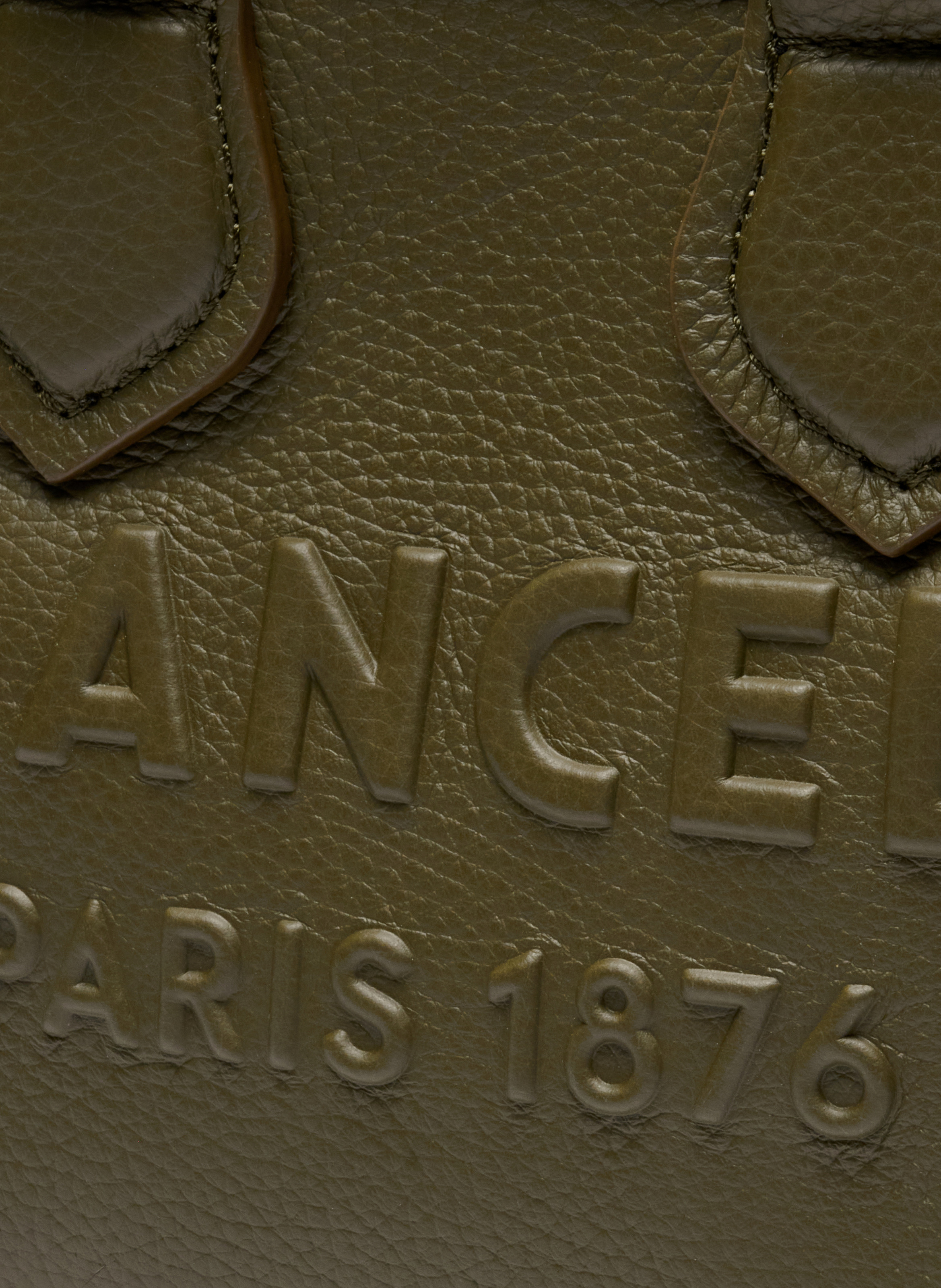 Mini sac cabas zippé double porté jour de lancel en cuir LANCEL Vert