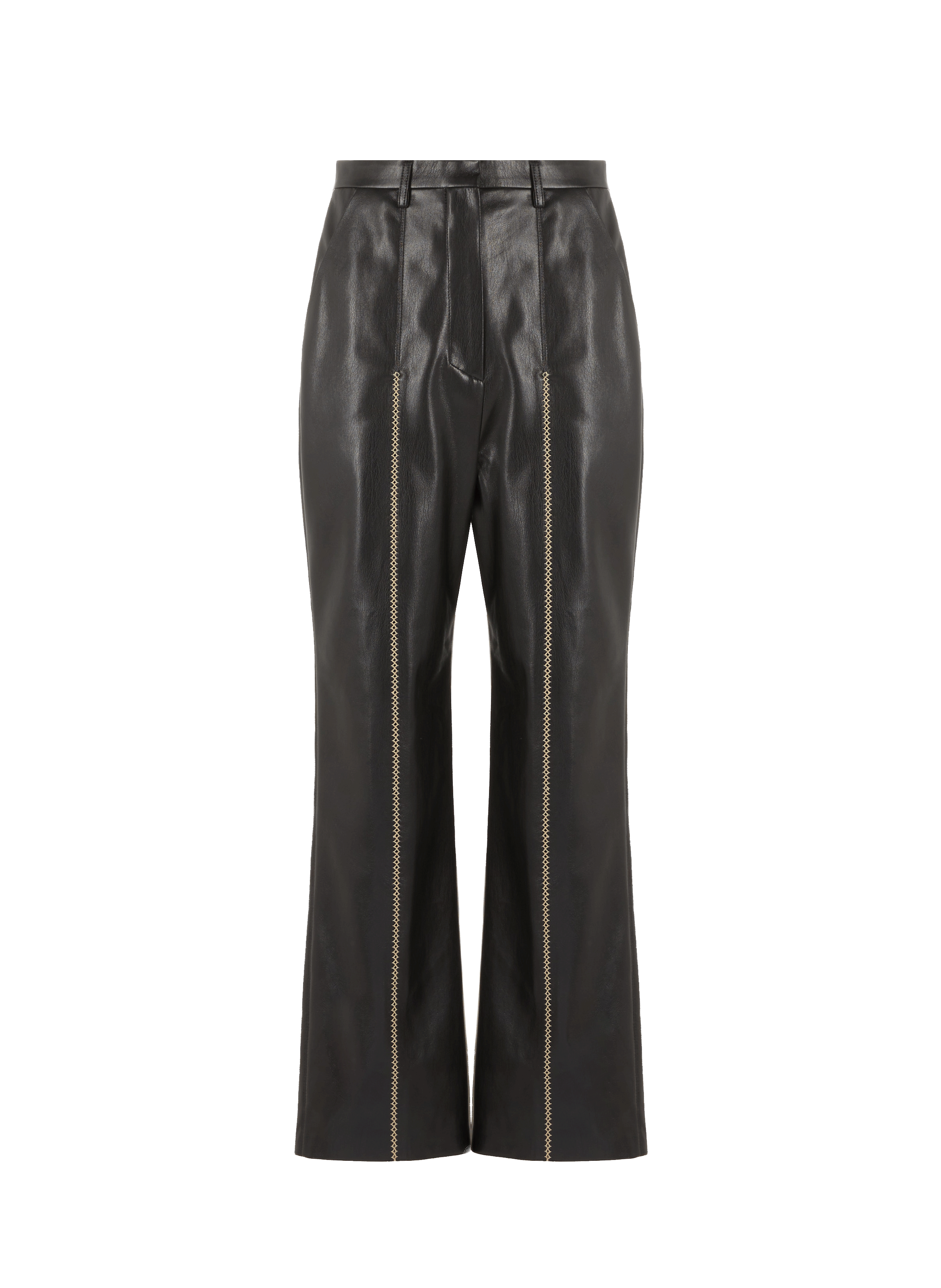 Pantalon Lucee en cuir vegan