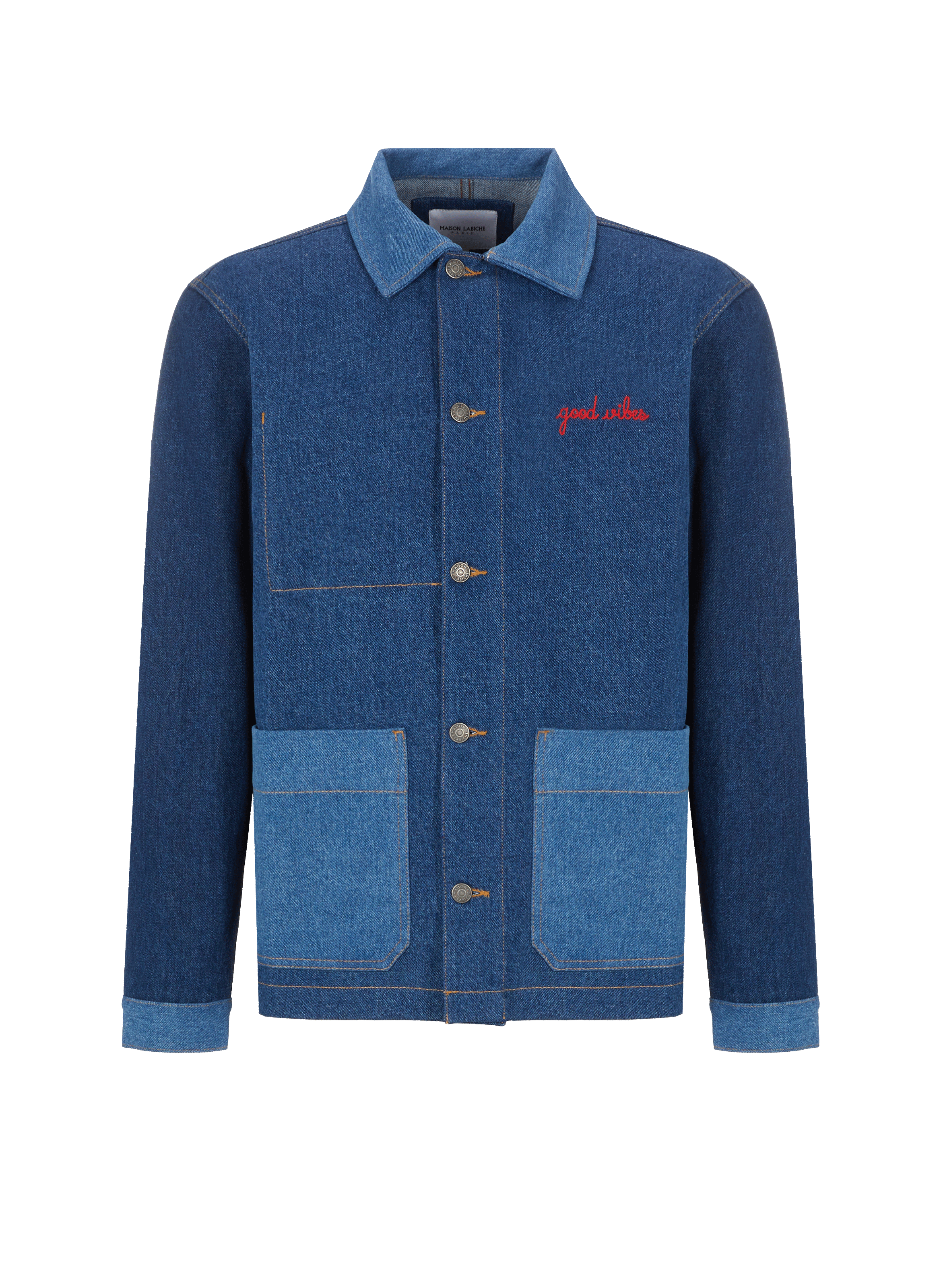 Veste en jean Good vibes