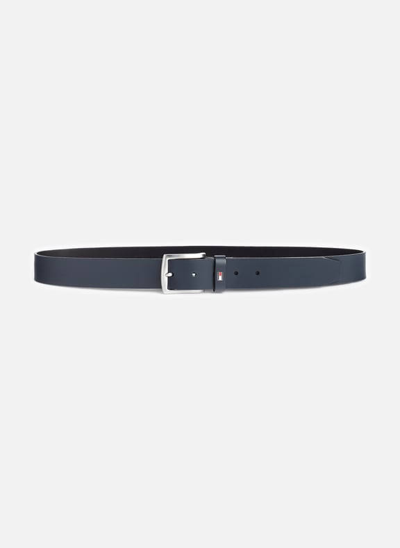 Ceinture Denton en cuir Bleu by TOMMY HILFIGER TOMMY HILFIGER Ceinture Denton en cuir Bleu