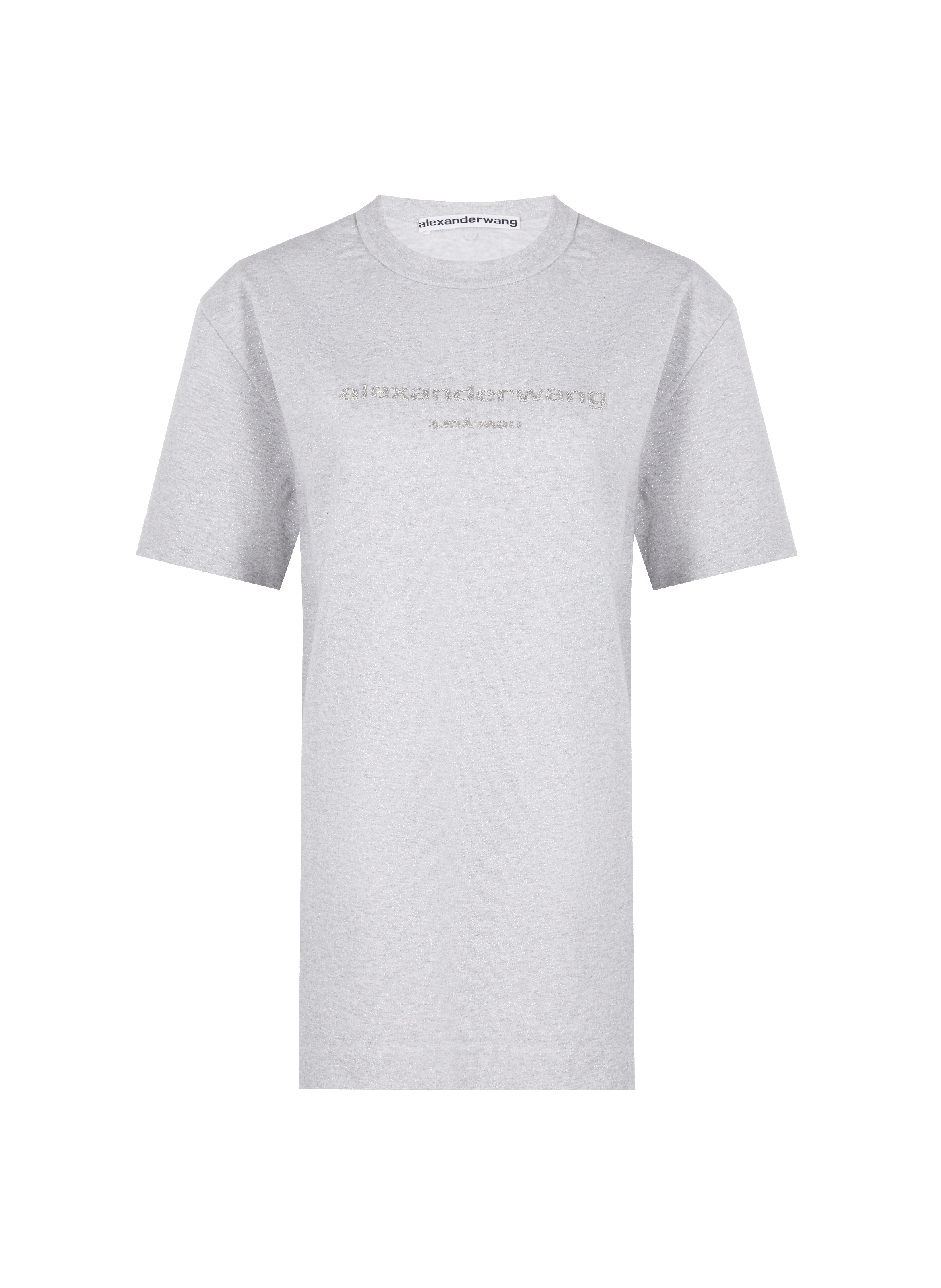 T-shirt oversize en jersey pailleté