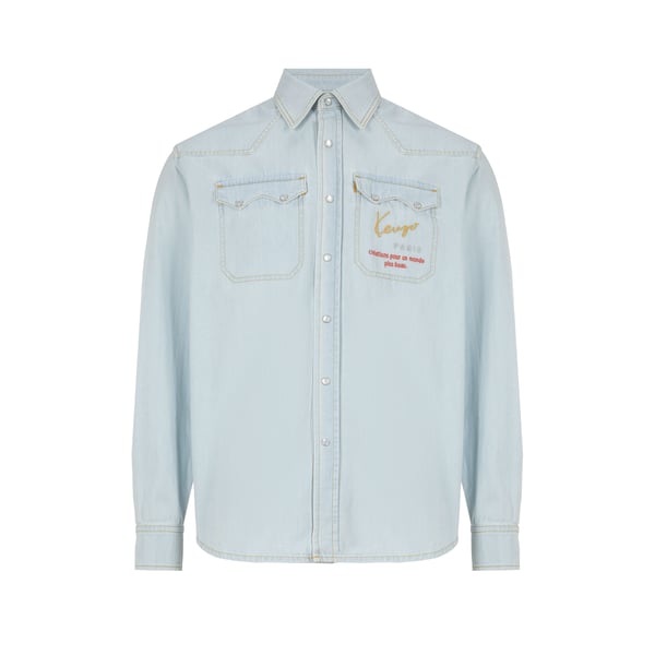 Chemise jean en coton