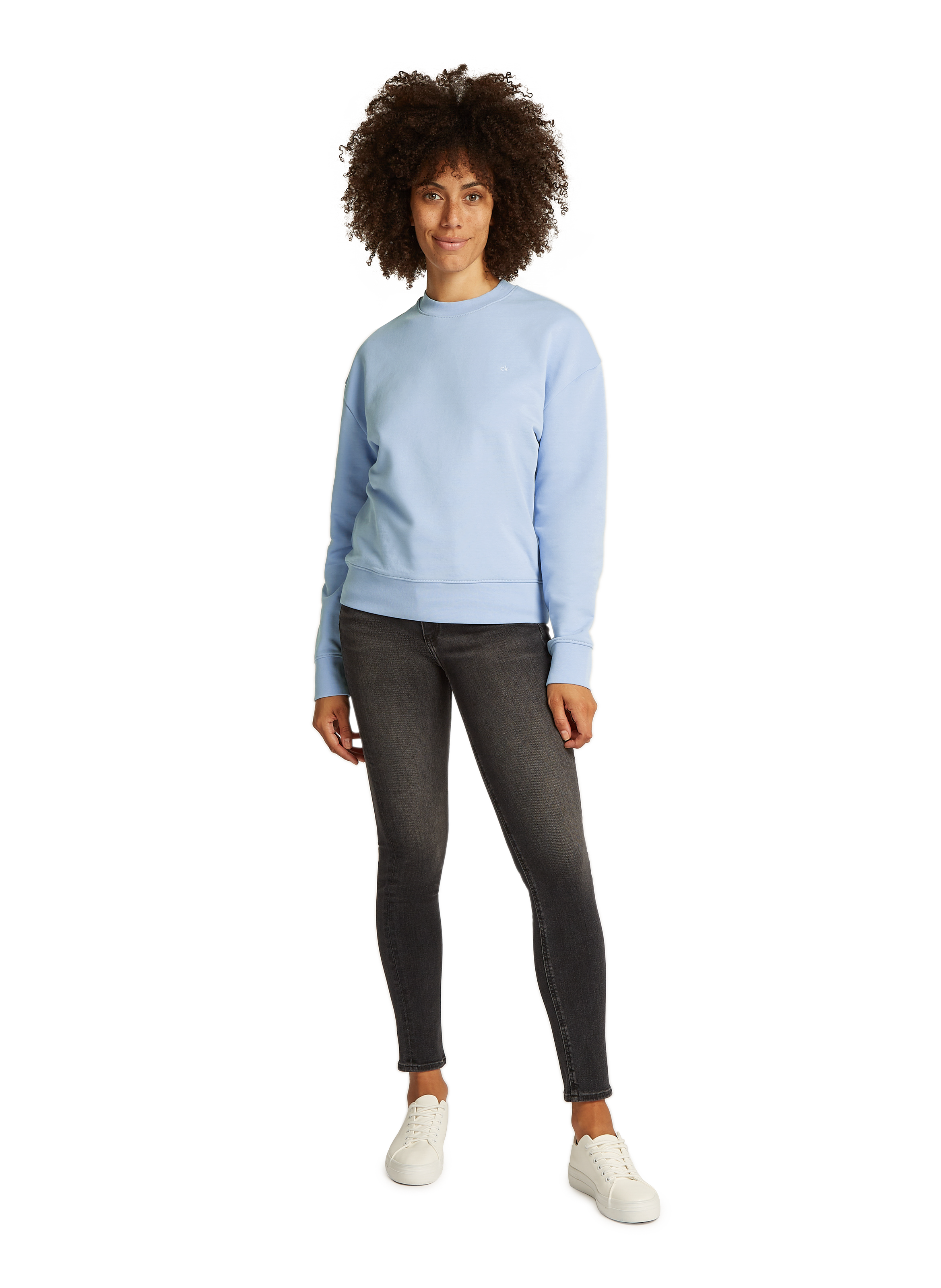 Cotton sweatshirt CALVIN KLEIN Blue