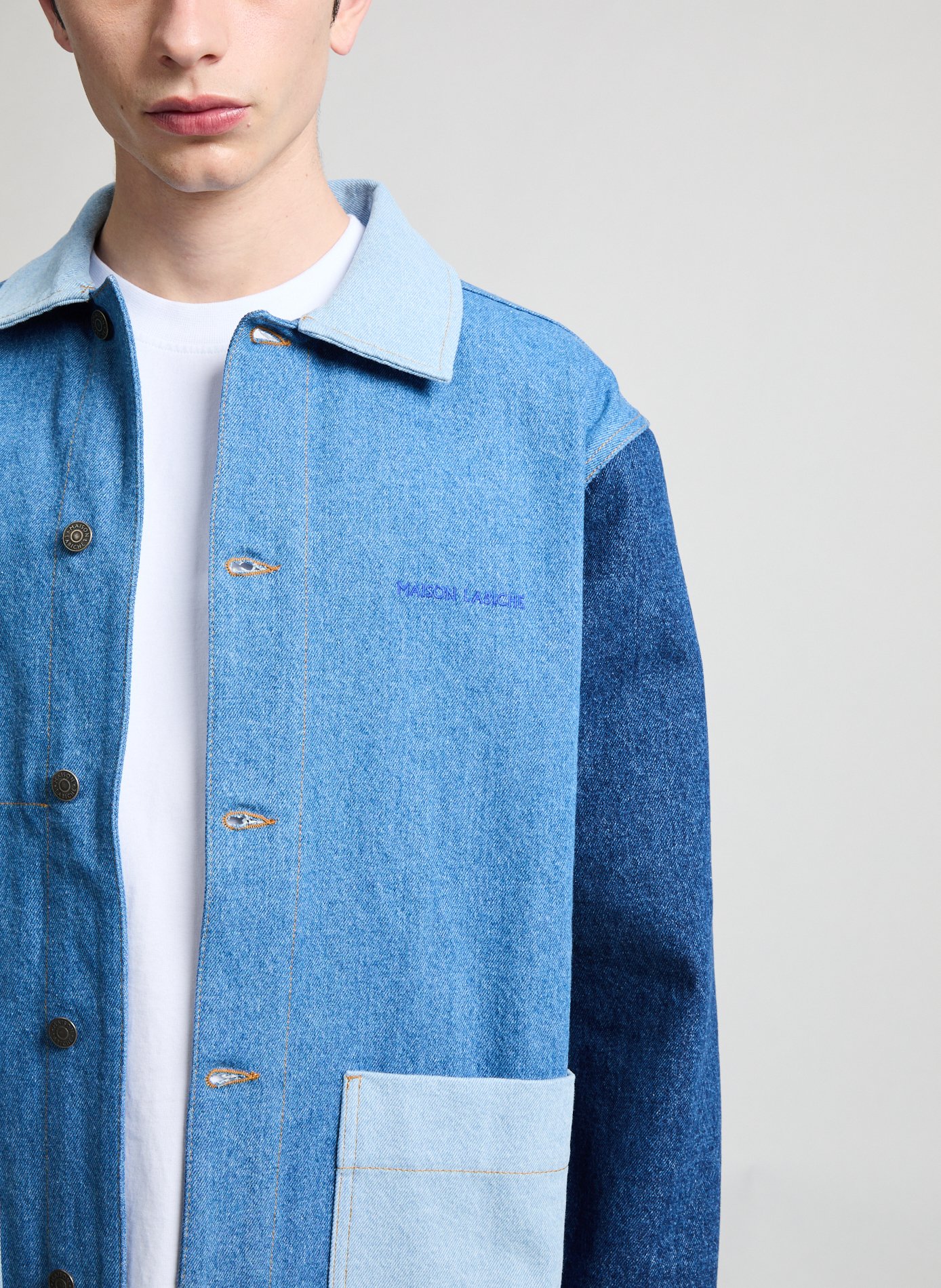 Denim jacket MAISON LABICHE Blue