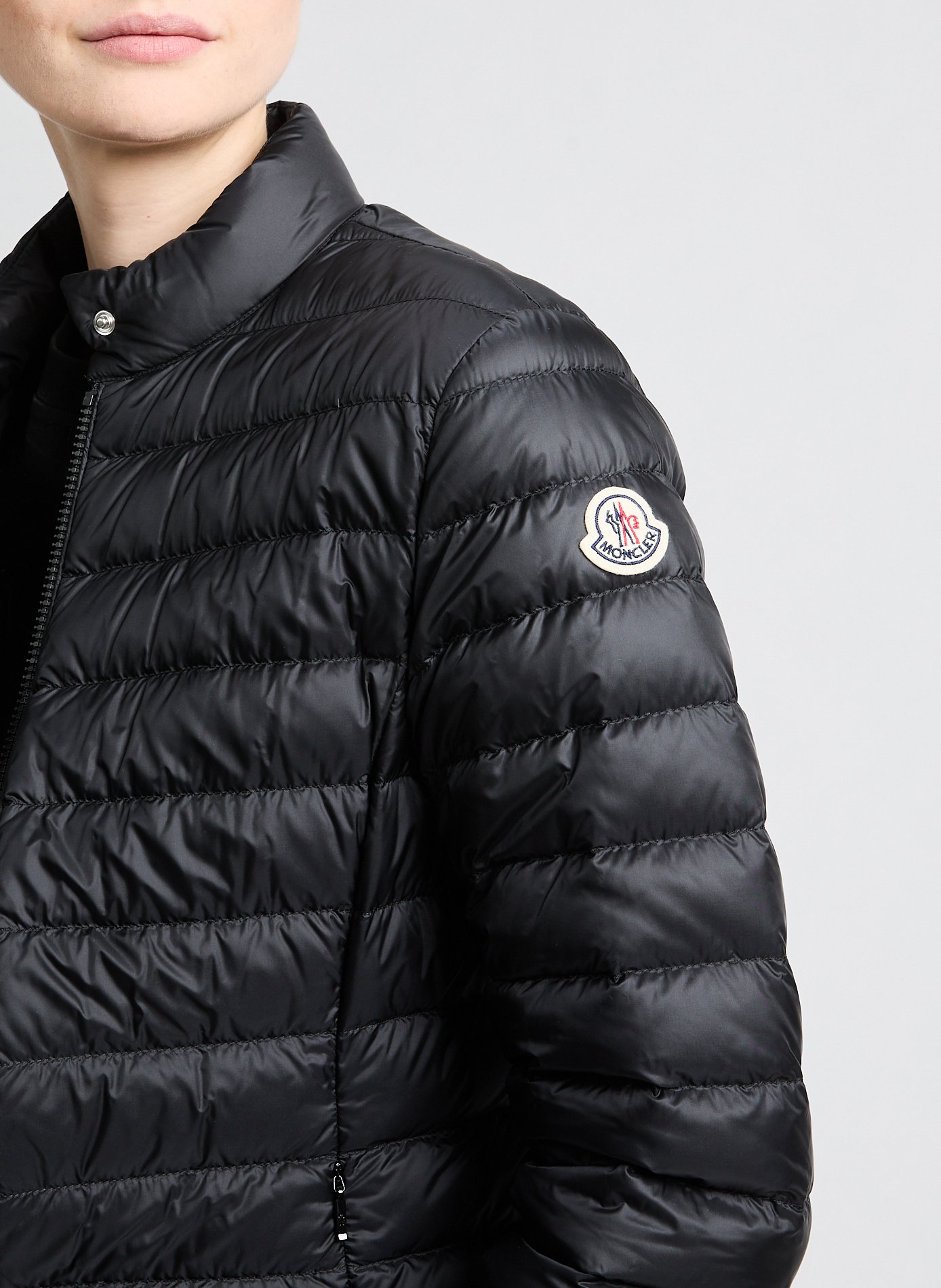 Short quilted down jacket MONCLER Black