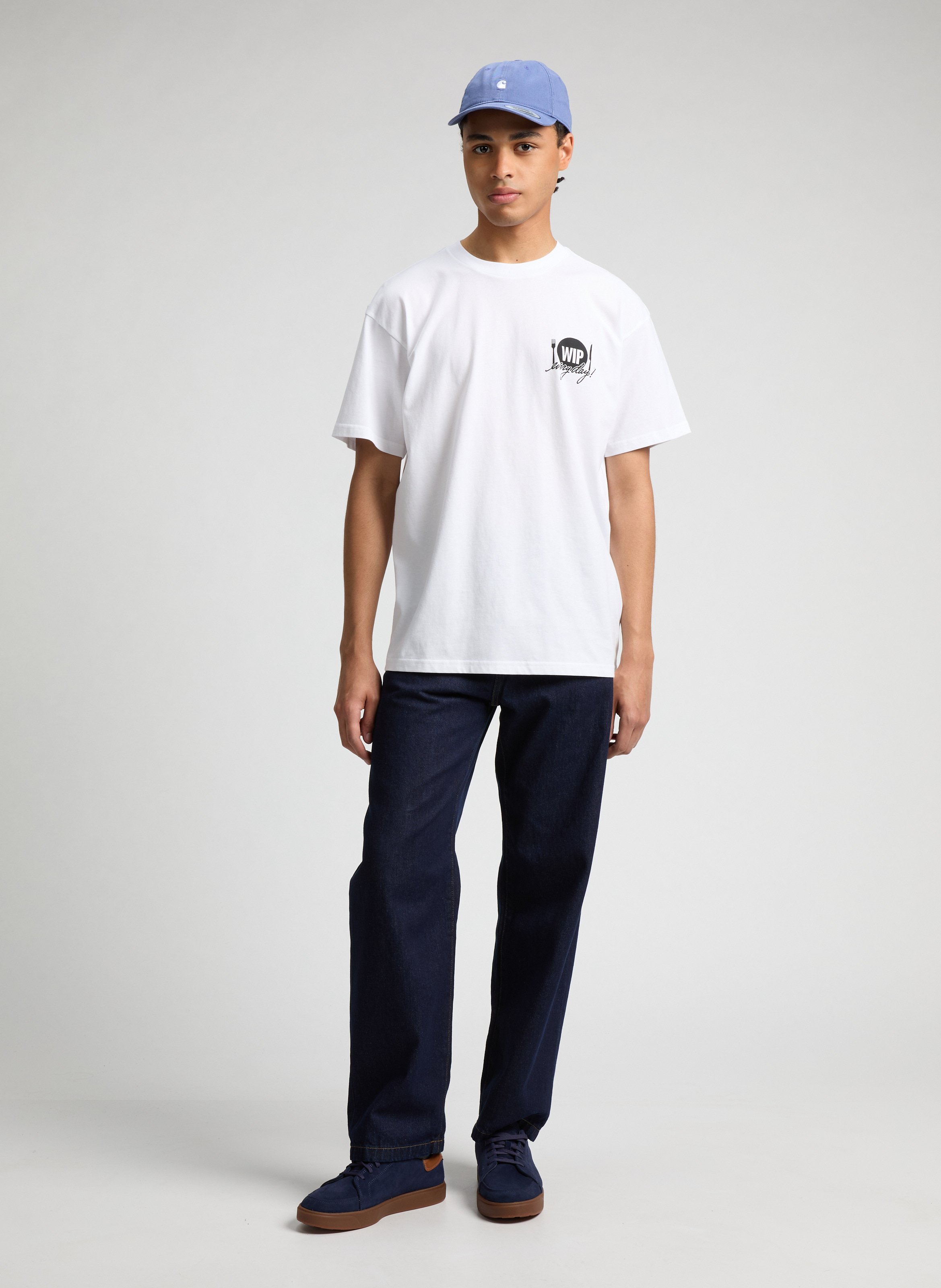 Straight cotton jeans CARHARTT WIP Blue