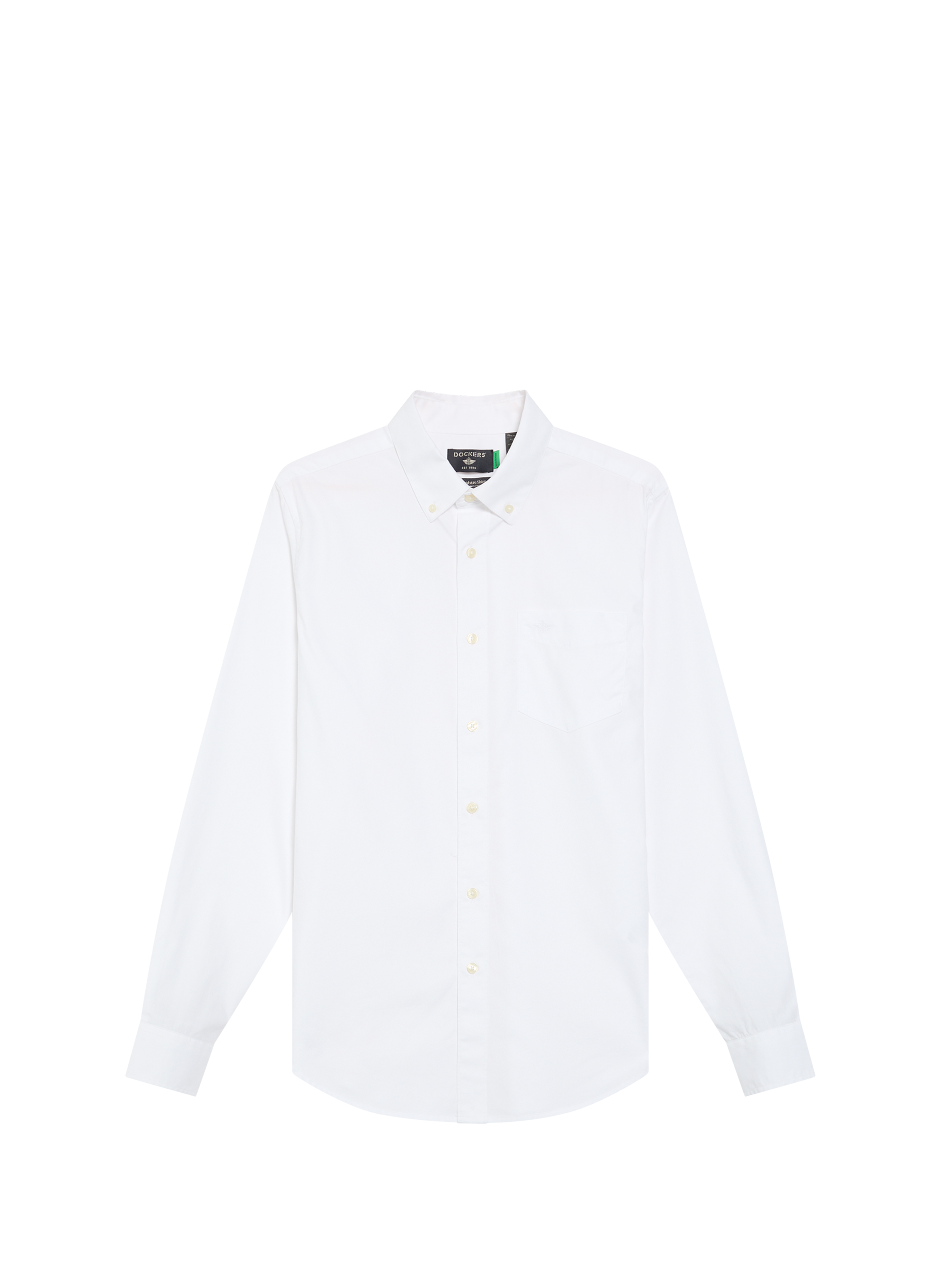 Chemise rayée en coton DOCKERS Blanc