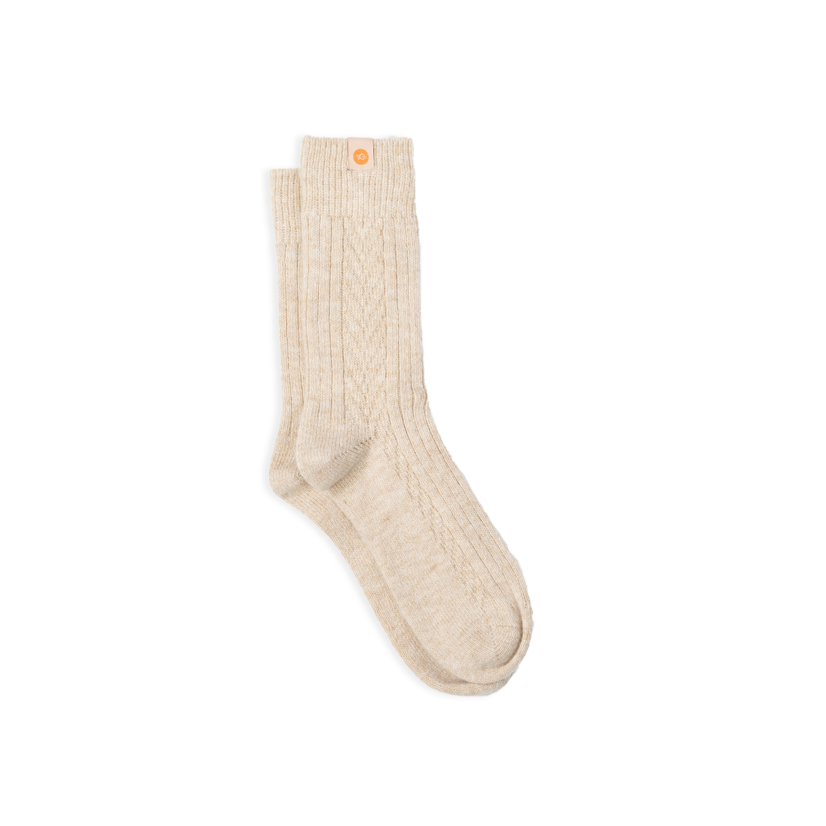 Chaussettes en laine  Beige
