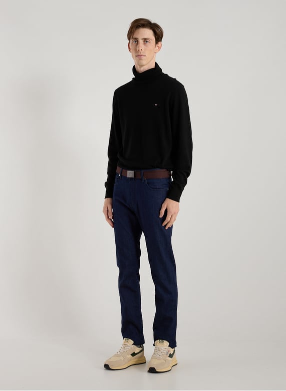 Jean coupe slim en coton mélangé | Bleu by JACOB COHEN Jean coupe slim en coton mélangé Bleu