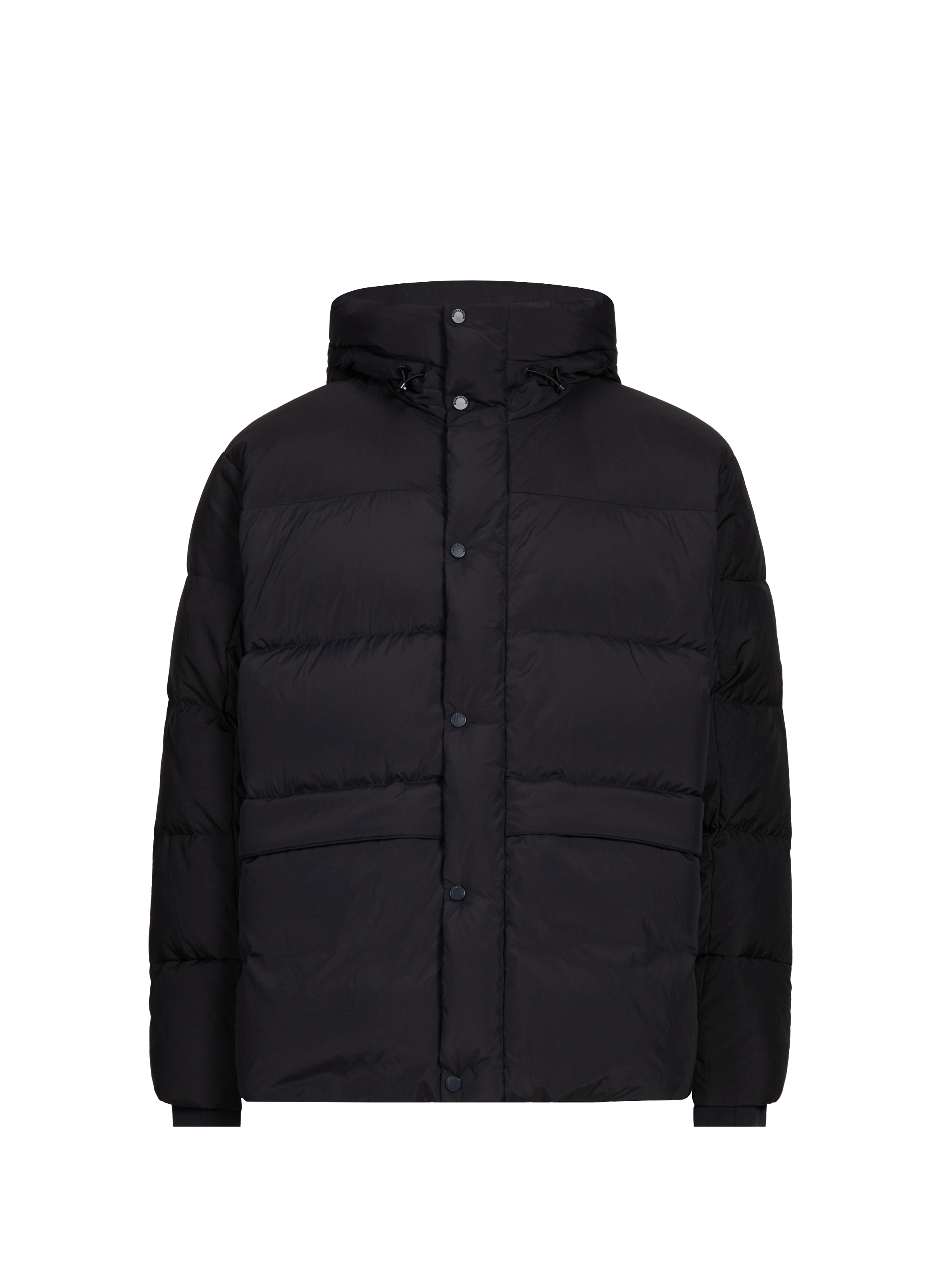 ARMANI EXCHANGE Quilted hooded parka Blue