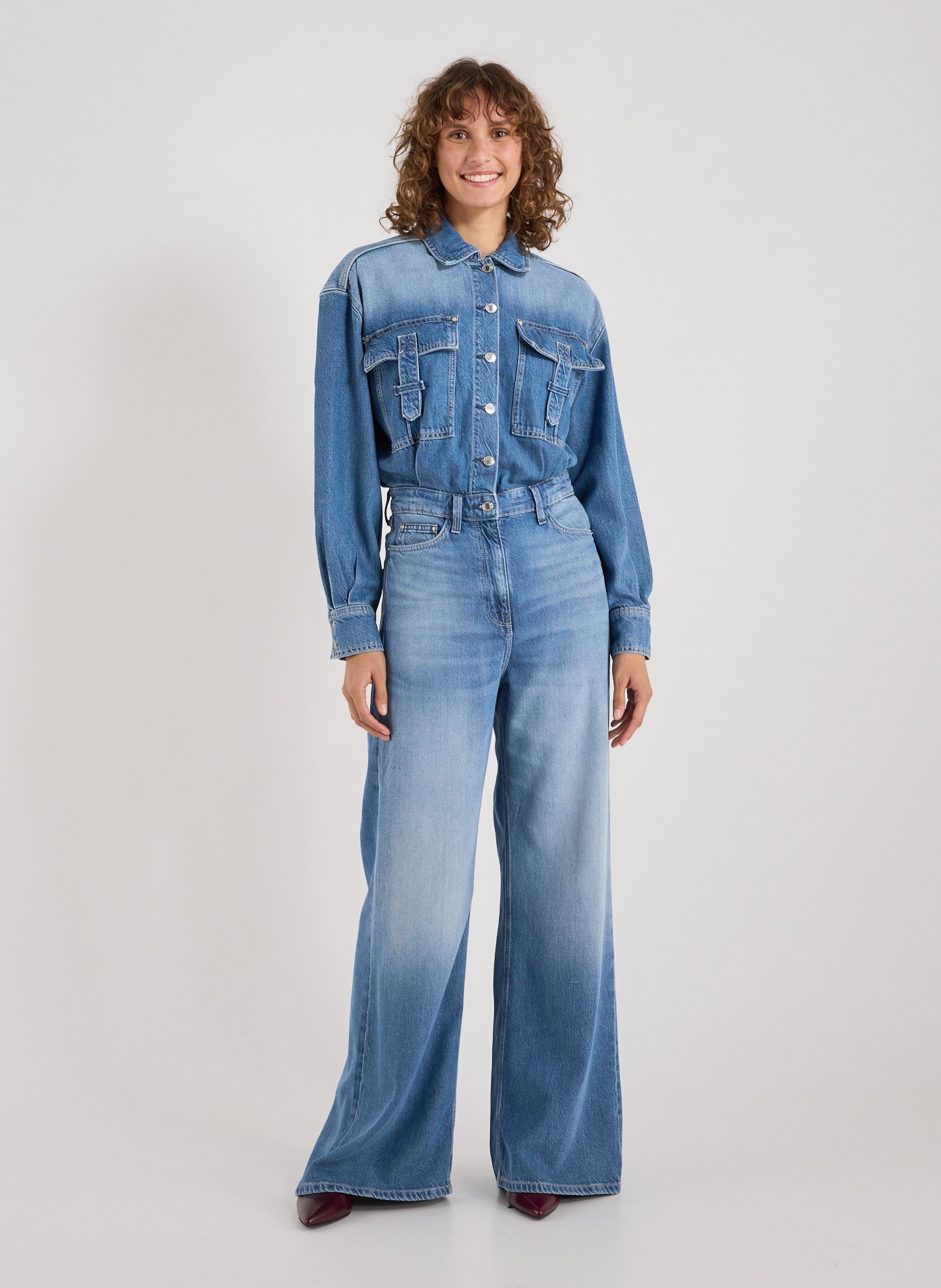 GUESS Combinaison en jean Multicolore