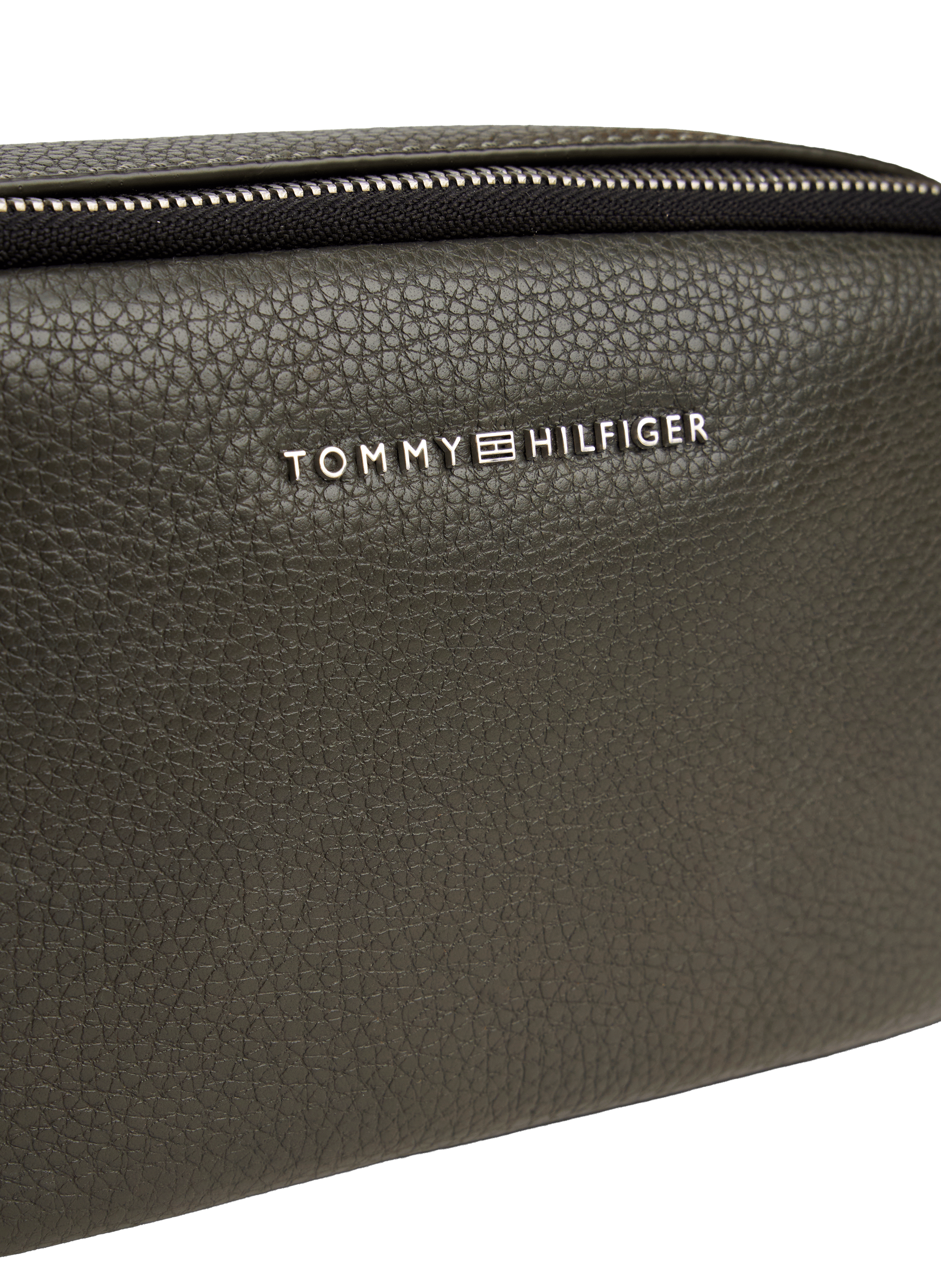 Grained faux leather camera bag TOMMY HILFIGER Khaki