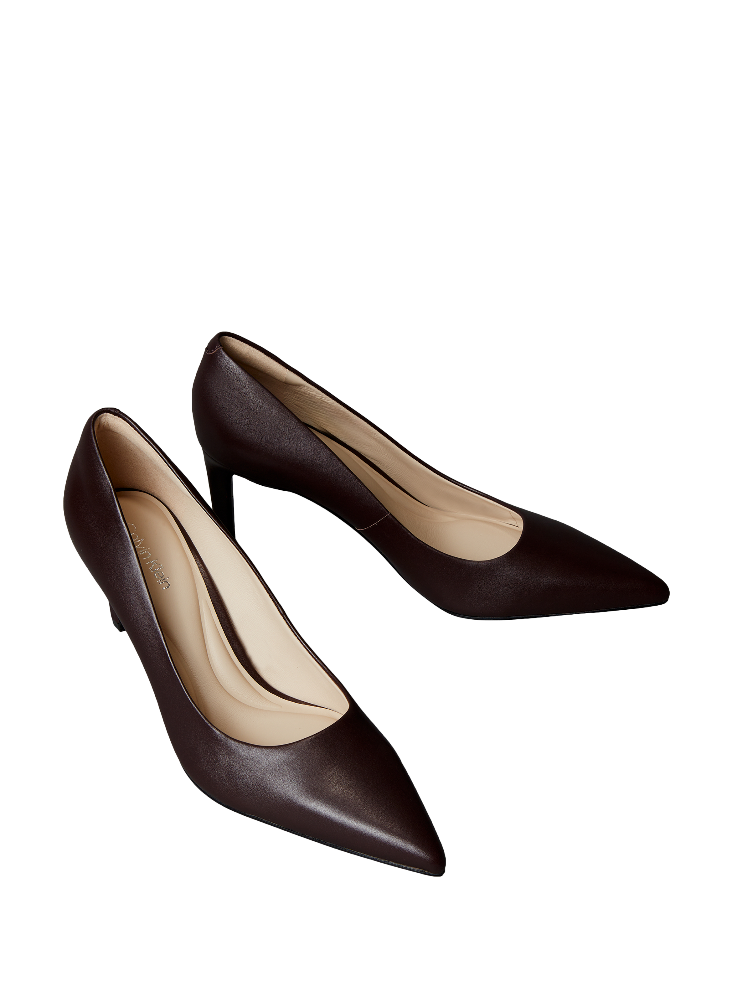 Escarpins Peggy à bout pointu CALVIN KLEIN Marron