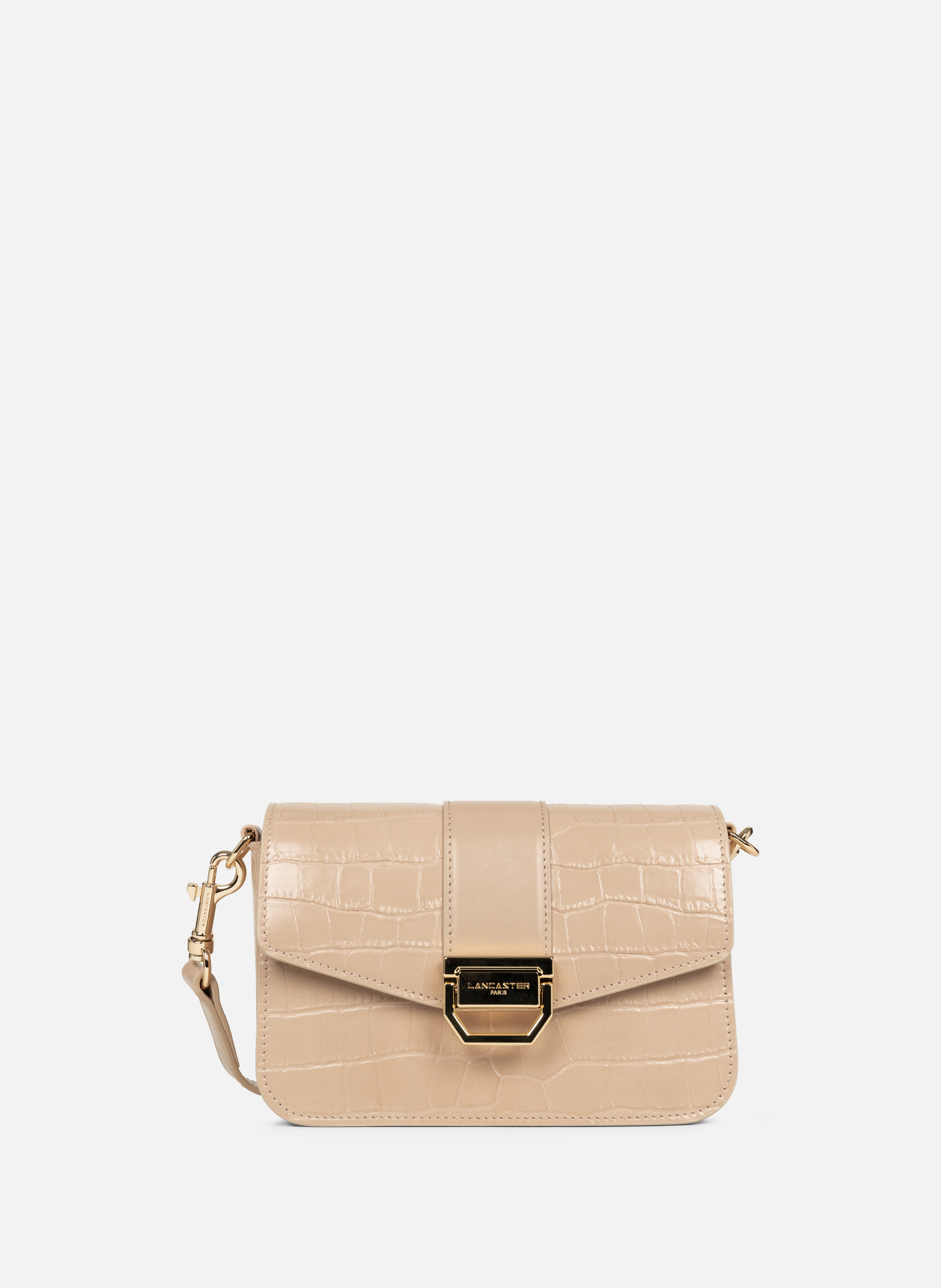 LANCASTER Small crossbody bag - Exo Valor Beige