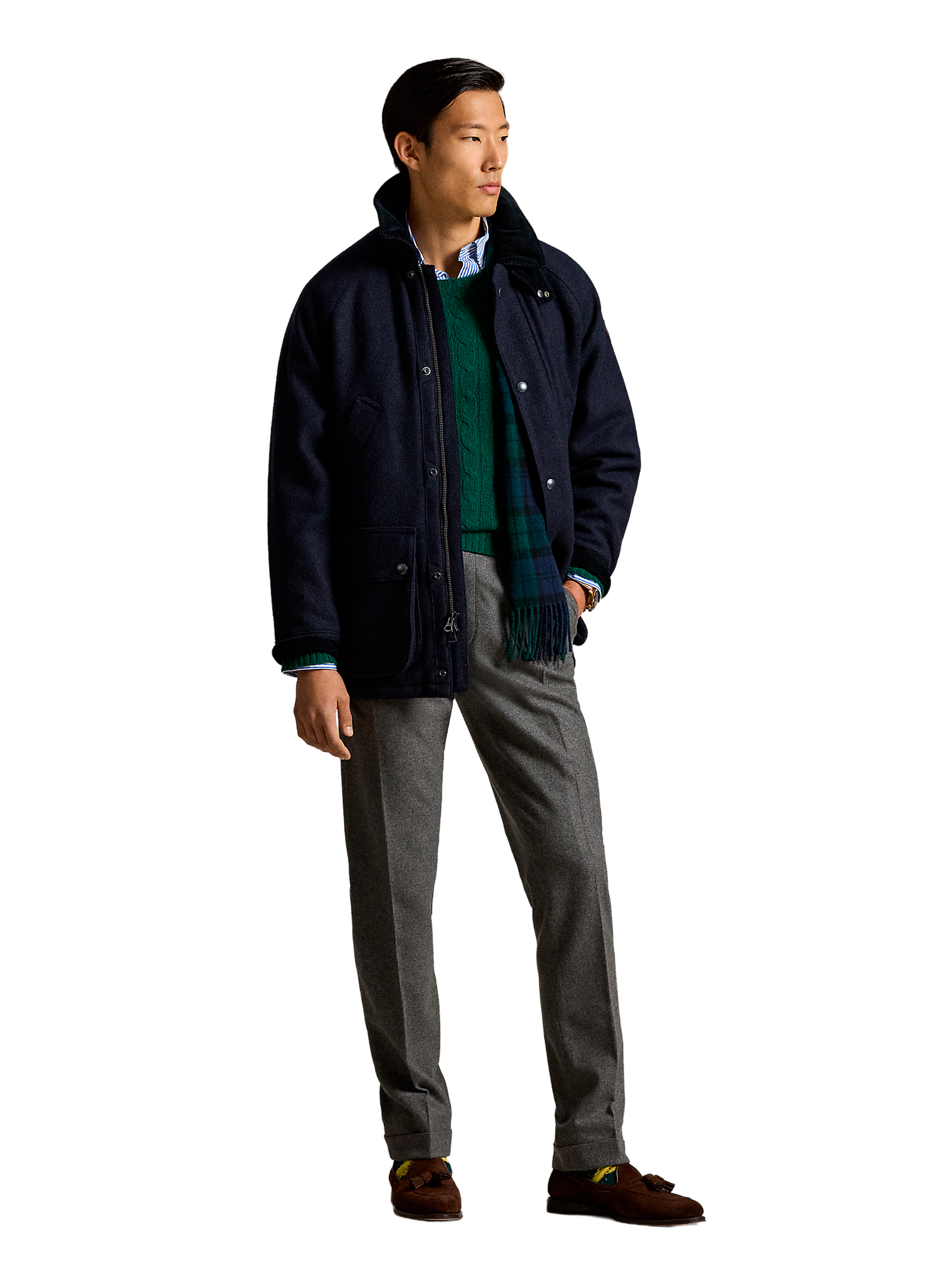 Wool jacket POLO RALPH LAUREN Blue