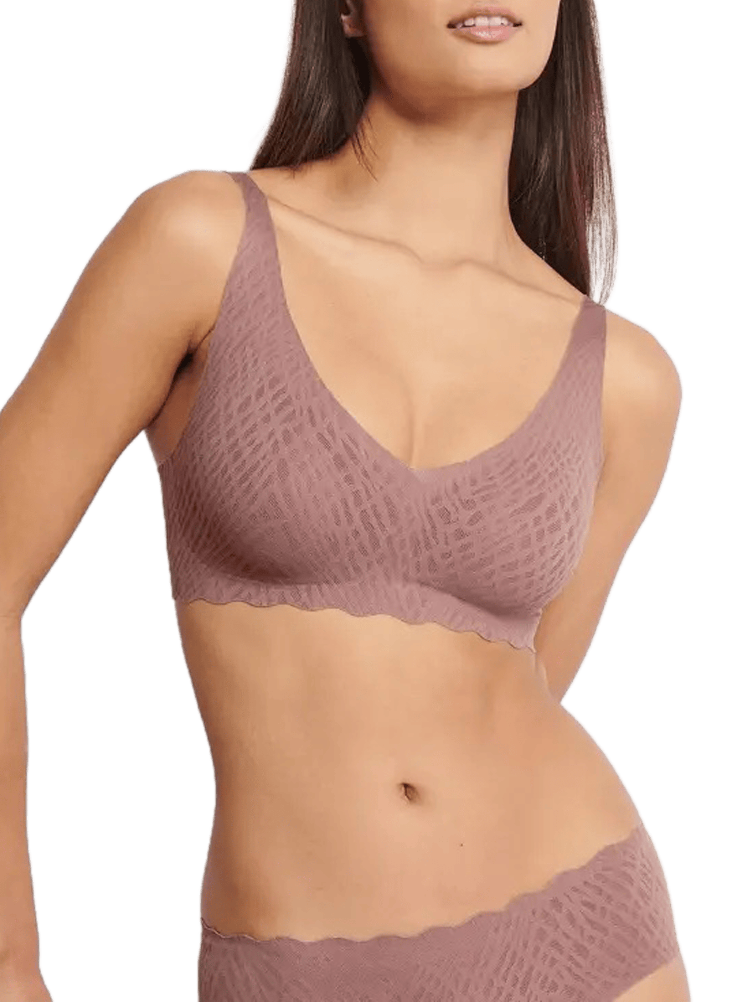 Zero Feel Bliss Bra SLOGGI Brown