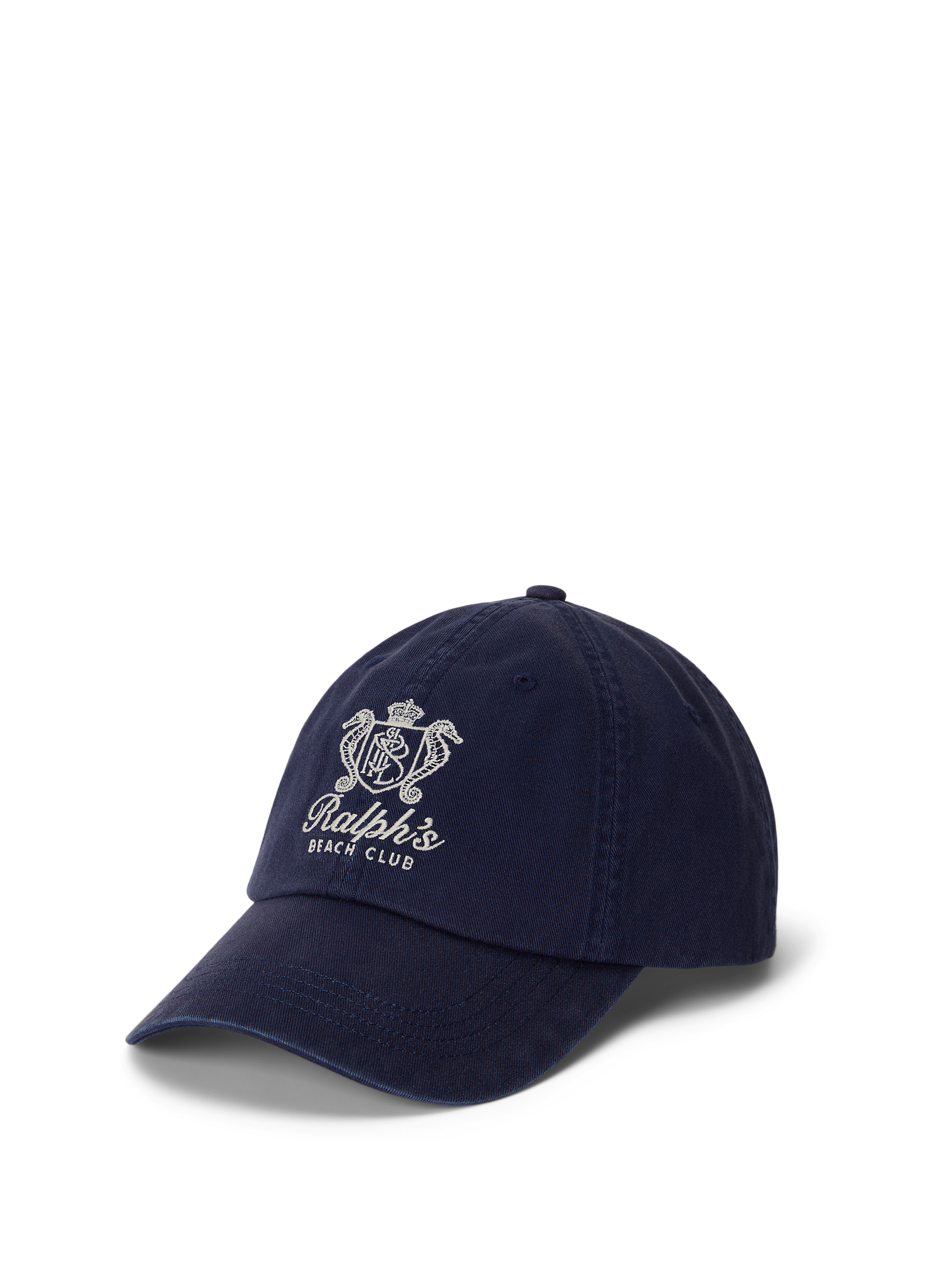 Embroidered cotton baseball cap POLO RALPH LAUREN Blue