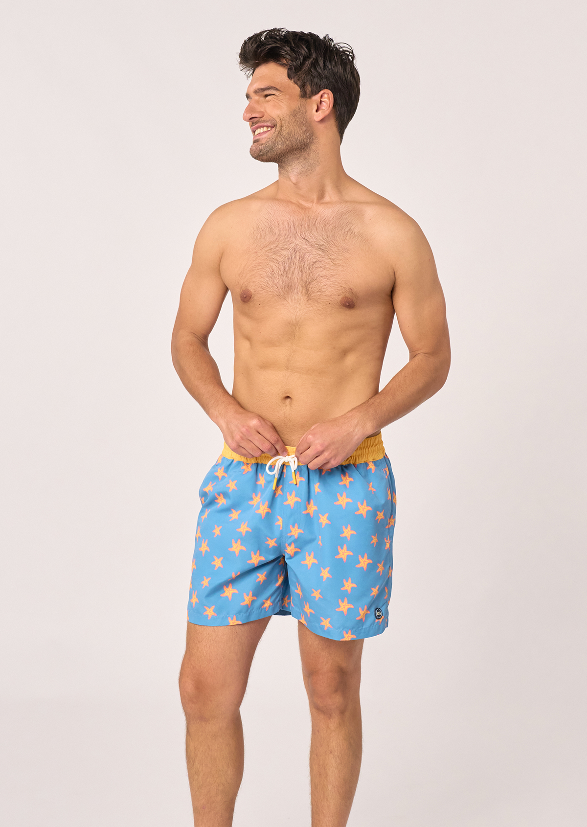 Short de bain en polyester recyclé BILLYBELT Bleu