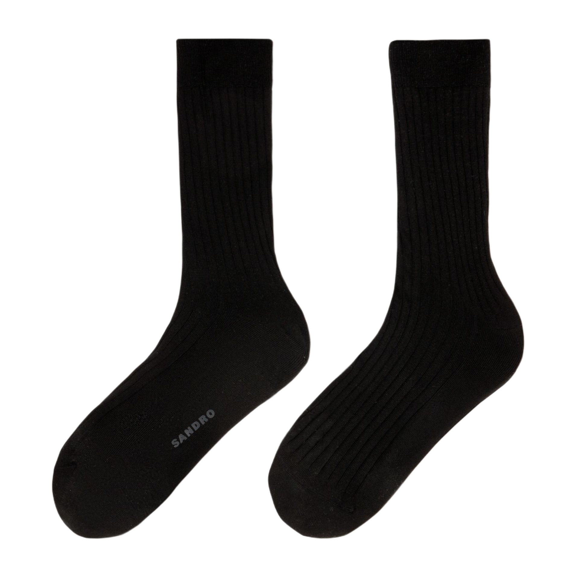 Chaussettes en soie mélangée SANDRO Noir